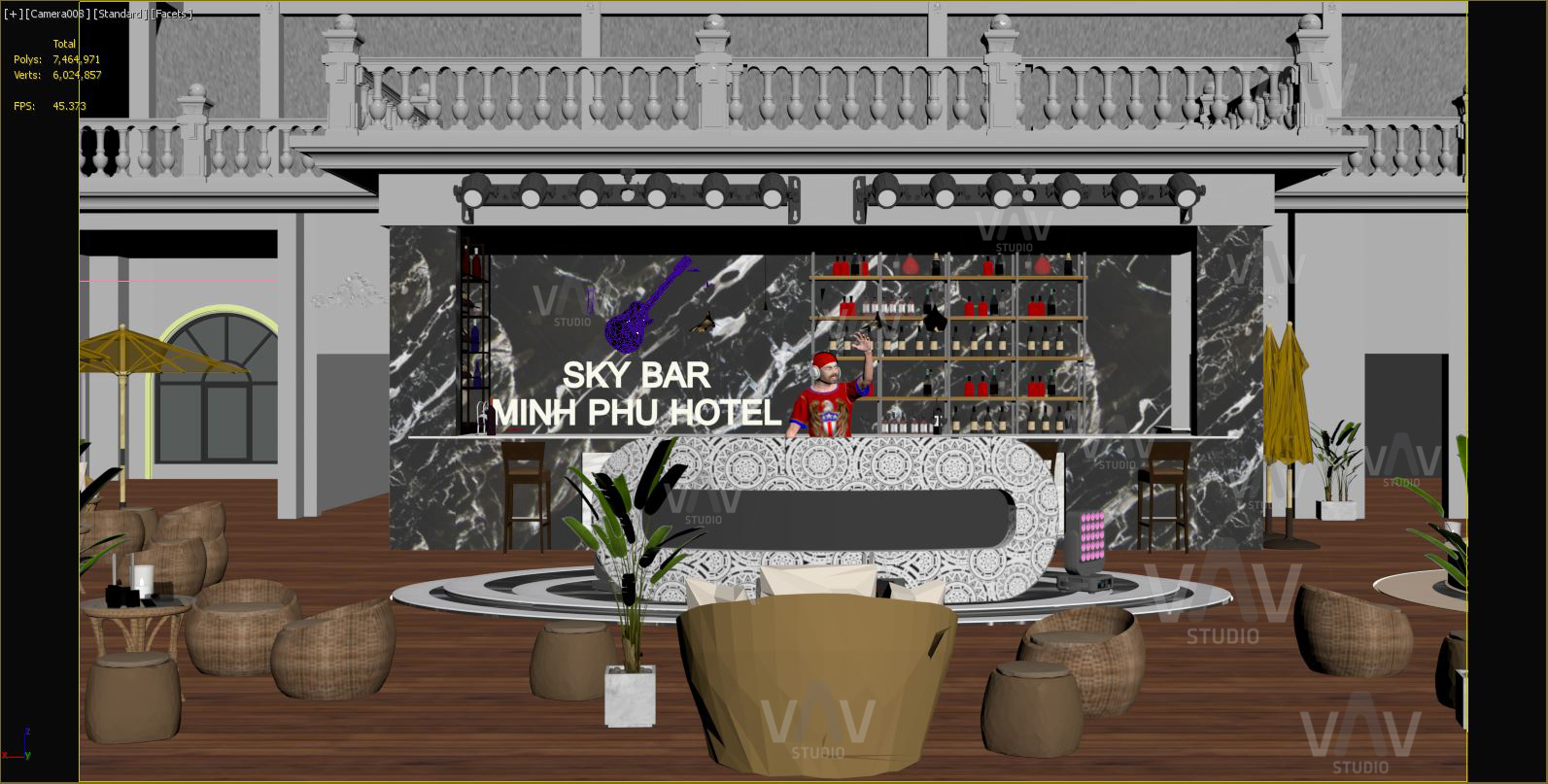 Thiết kế Khách Sạn tại Nghệ An Diễn họa 3D khách sạn Minh Phú 1607794937 12