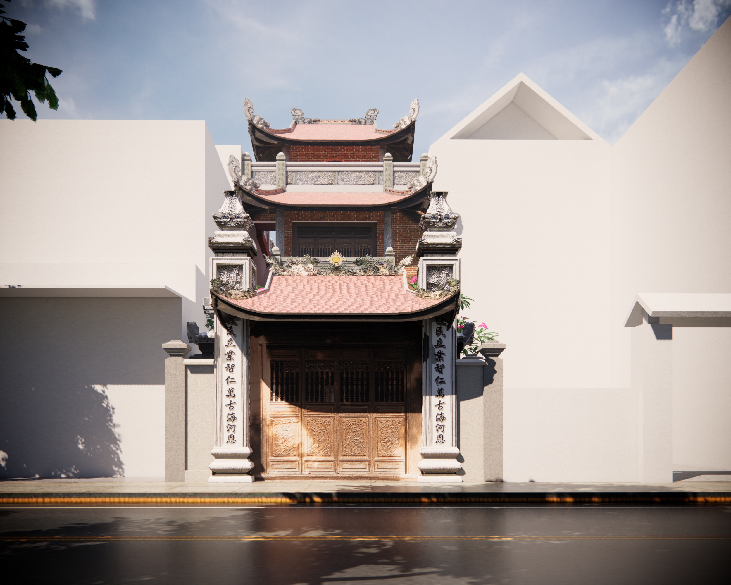 Thiết kế Công Trình Công Cộng tại Hải Phòng Chùa Hải Phòng 1608879747 3