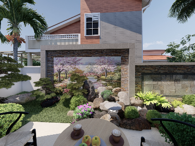 Thiết kế Biệt Thự tại Hà Nội Thiết kế hồ cá koi khu đô thị CEO