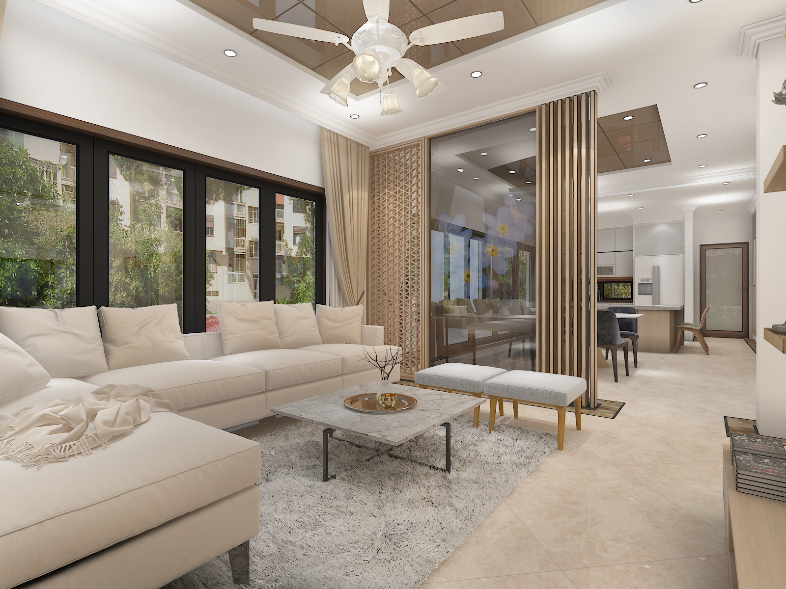 Thiết kế nội thất Biệt Thự tại Hà Nội Biệt thự anh Tú- Hà Nội 1613834870 0