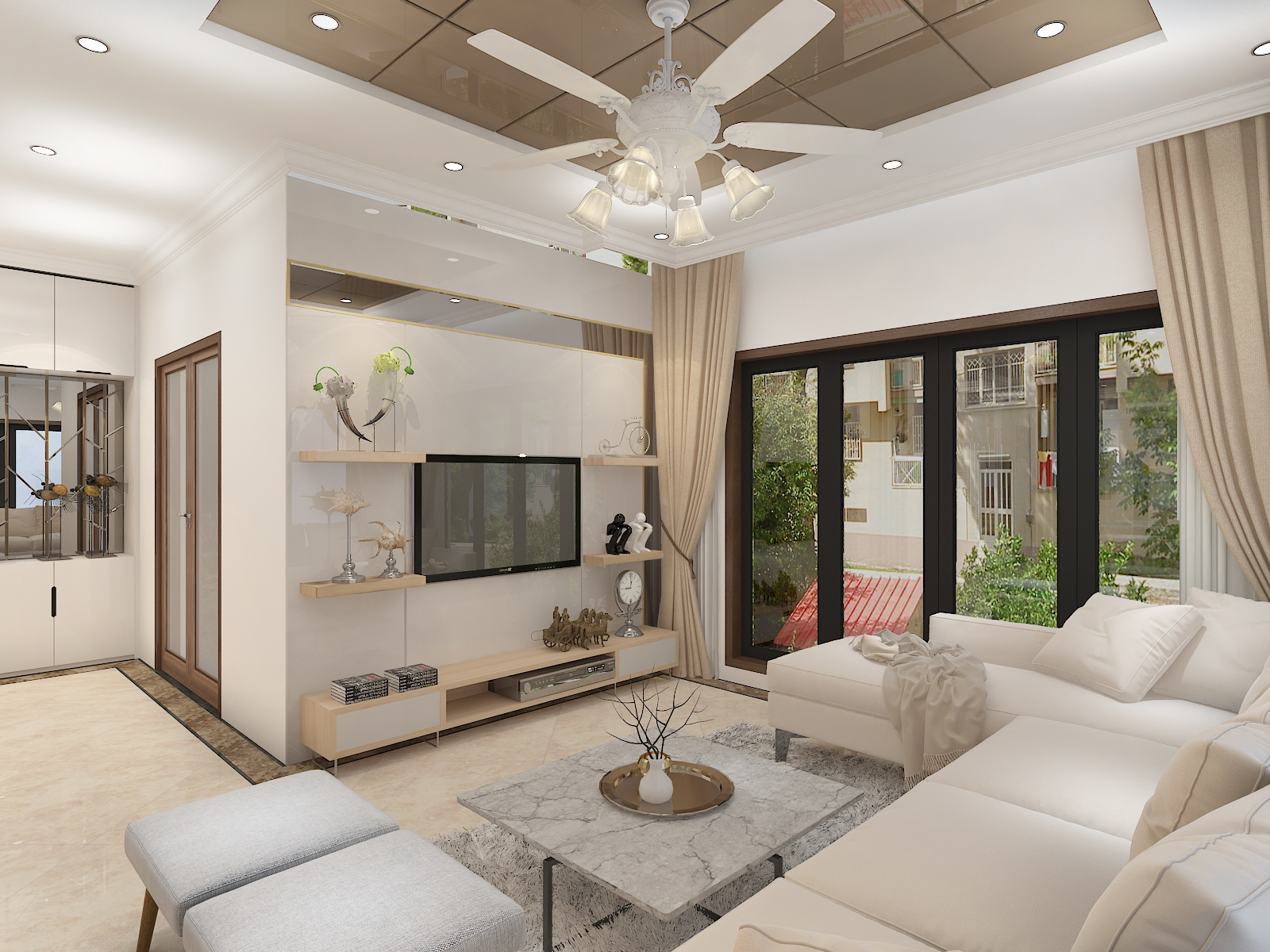 Thiết kế nội thất Biệt Thự tại Hà Nội Biệt thự anh Tú- Hà Nội 1613834871 3