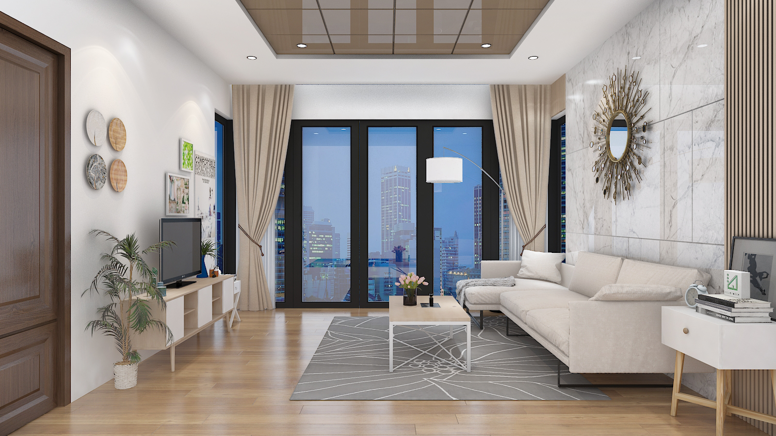 Thiết kế nội thất Biệt Thự tại Hà Nội Biệt thự anh Tú- Hà Nội 1613834872 10