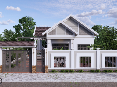 Thiết kế Biệt Thự tại Bình Thuận Tan House - Thị trấn Liên Hương, Huyện Tuy Phong, Tỉnh Bình Thuận