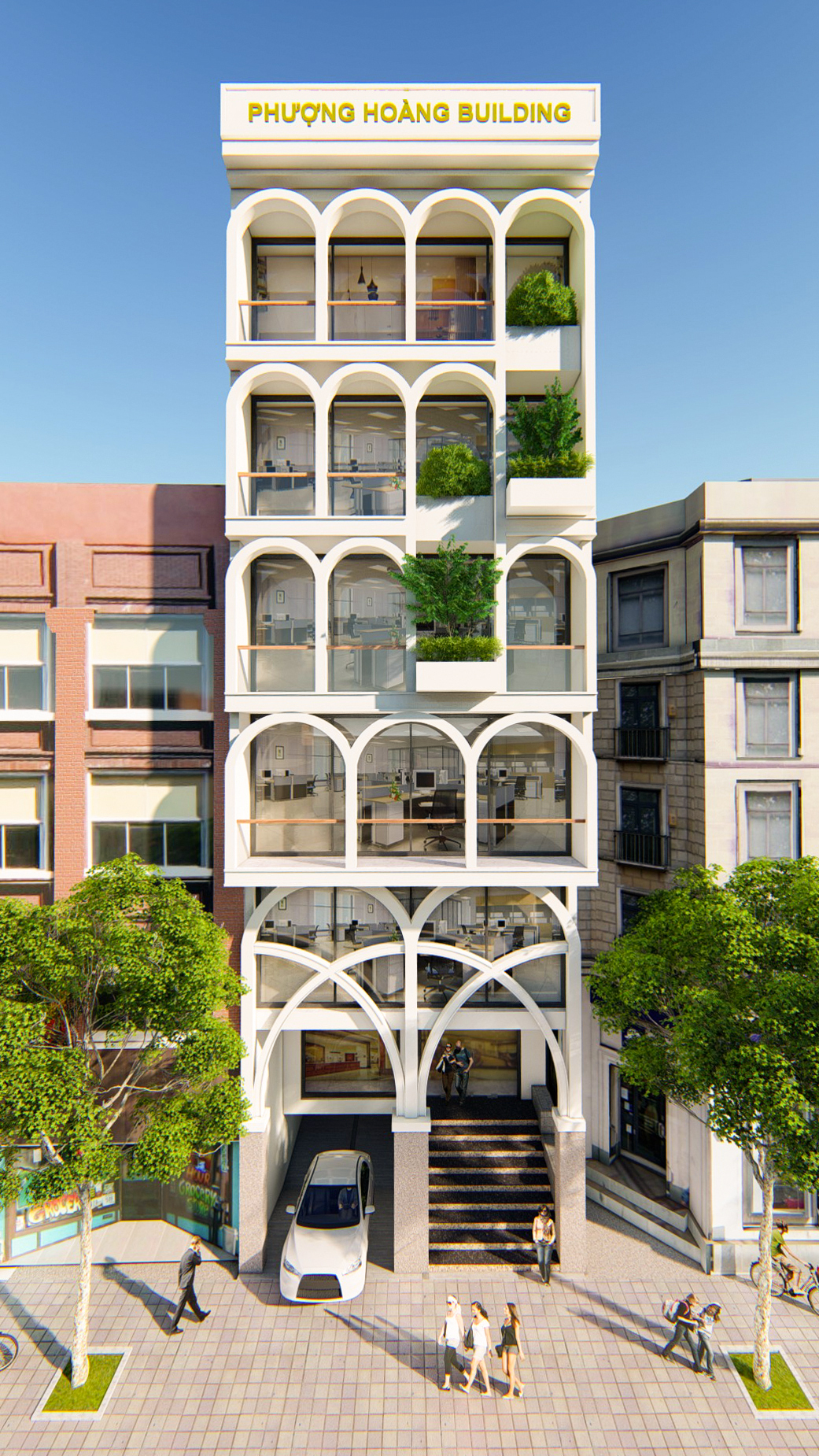 Thiết kế Văn Phòng tại Hồ Chí Minh Phượng Hoàng Building 1614571665 5