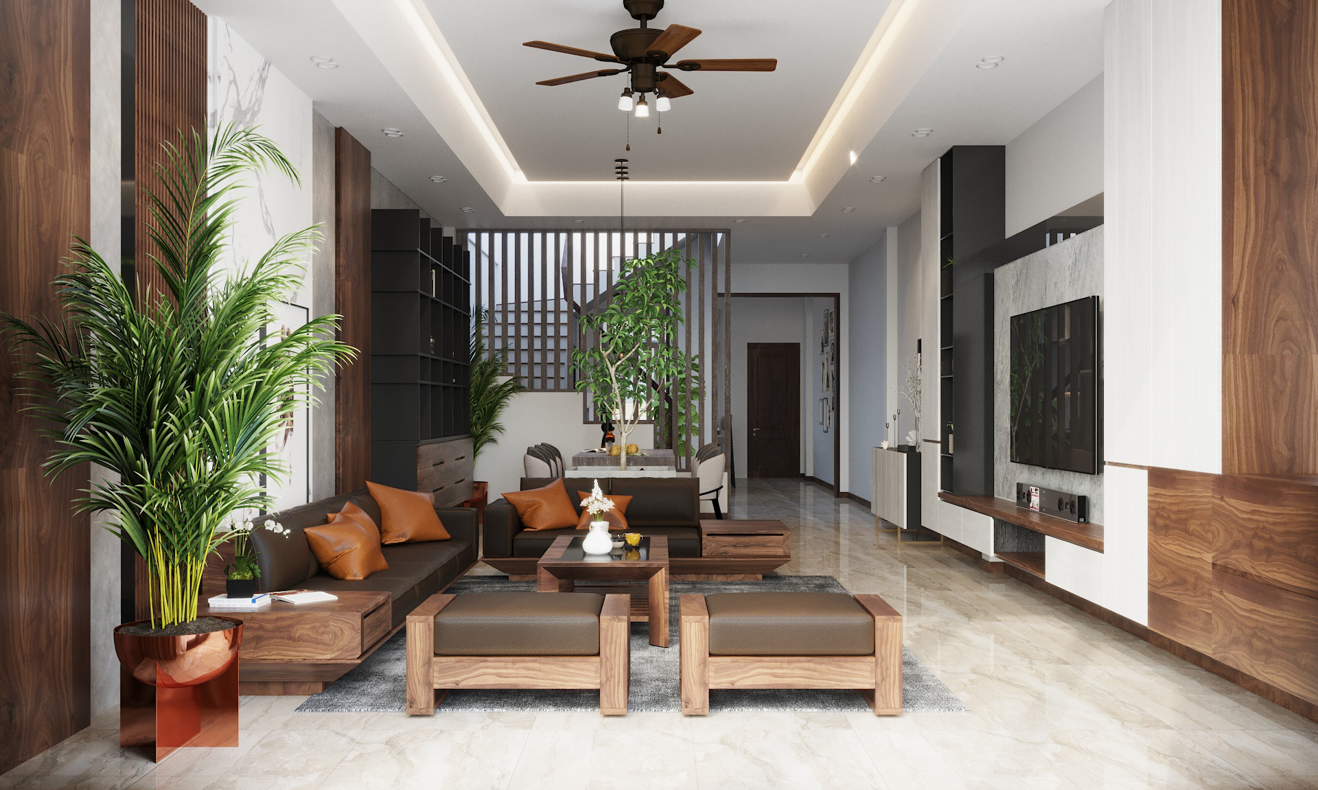 Thiết kế nội thất Nhà Mặt Phố tại Lào Cai Nhà Phố Liền Kề - Khu đô thị mới Bắc Cường 1 - Lào Cai 1615396017 0