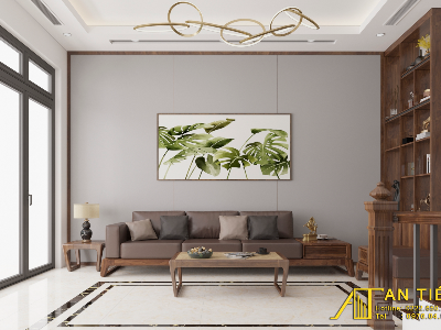 Thiết kế nội thất Nhà Mặt Phố tại Bắc Ninh Thiết kế nội thất nhà dân dụng gỗ thịt kết hợp gỗ công nghiệp phong cách hiện đại