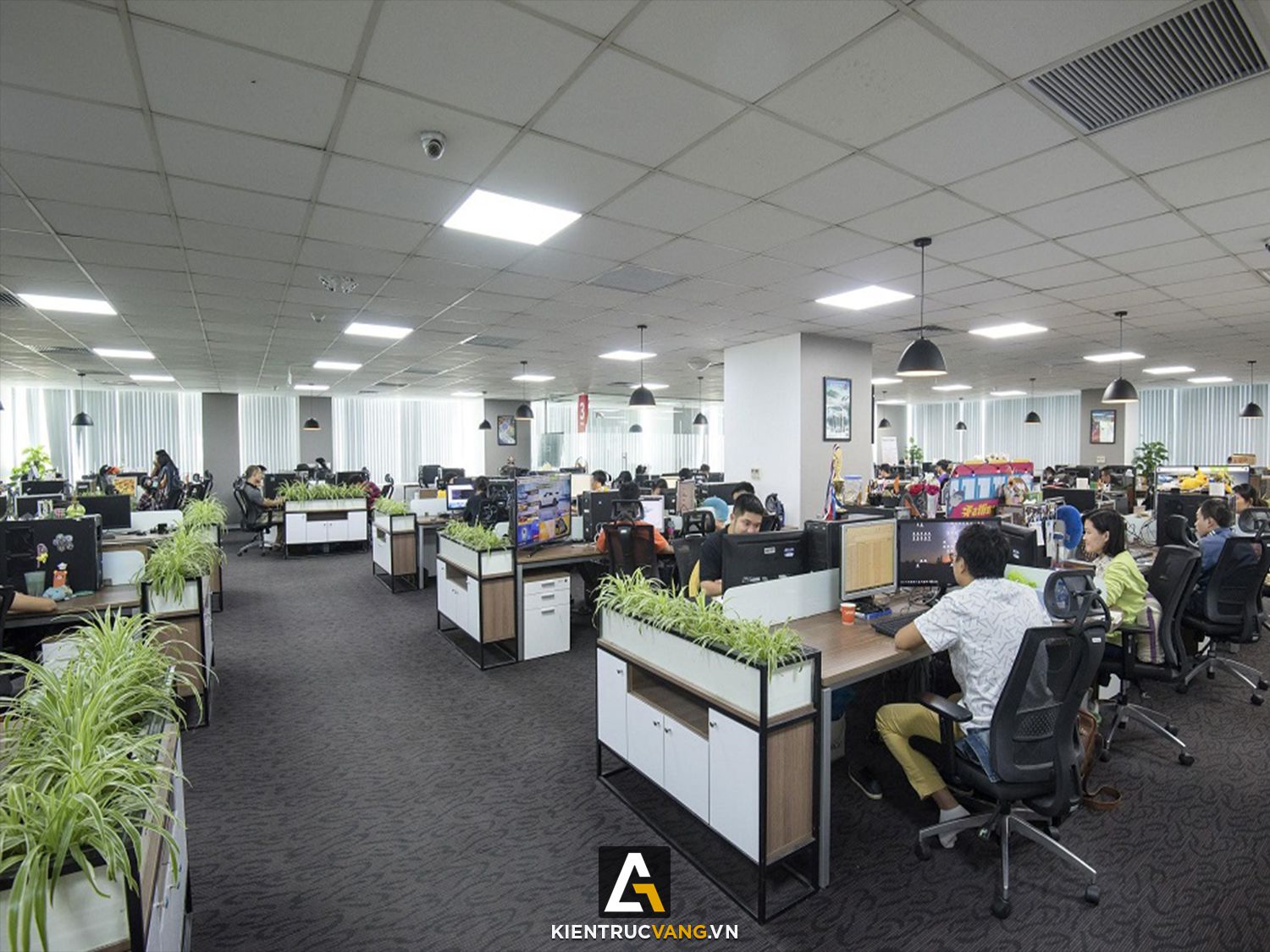 Thiết kế Văn Phòng tại Hà Nội Thiết kế nội thất văn phòng Gameloft Việt Nam 1617609109 0