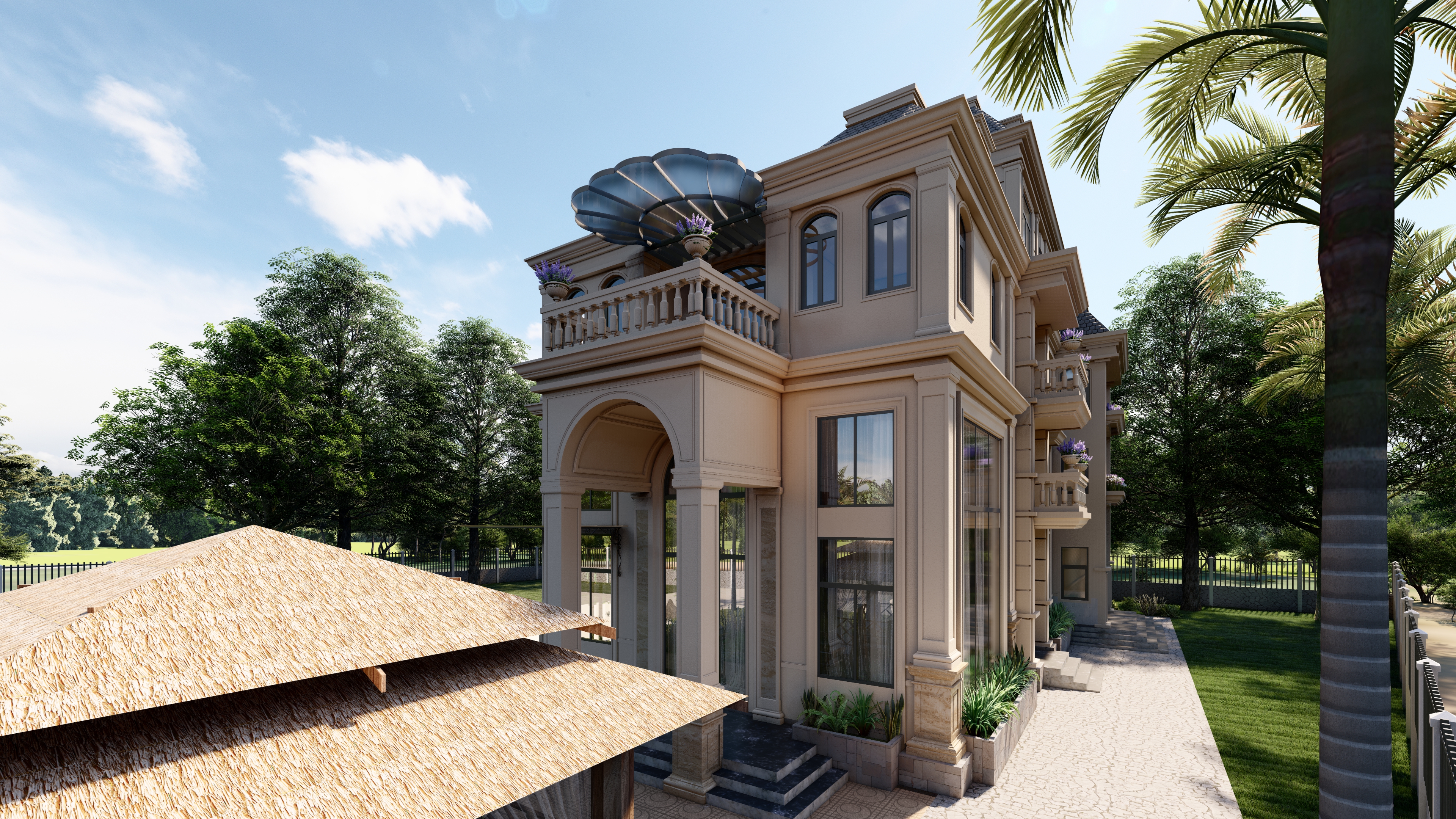 Thiết kế Biệt Thự tại Bình Dương Biệt Thự vườn Bến Cát 1618191868 3