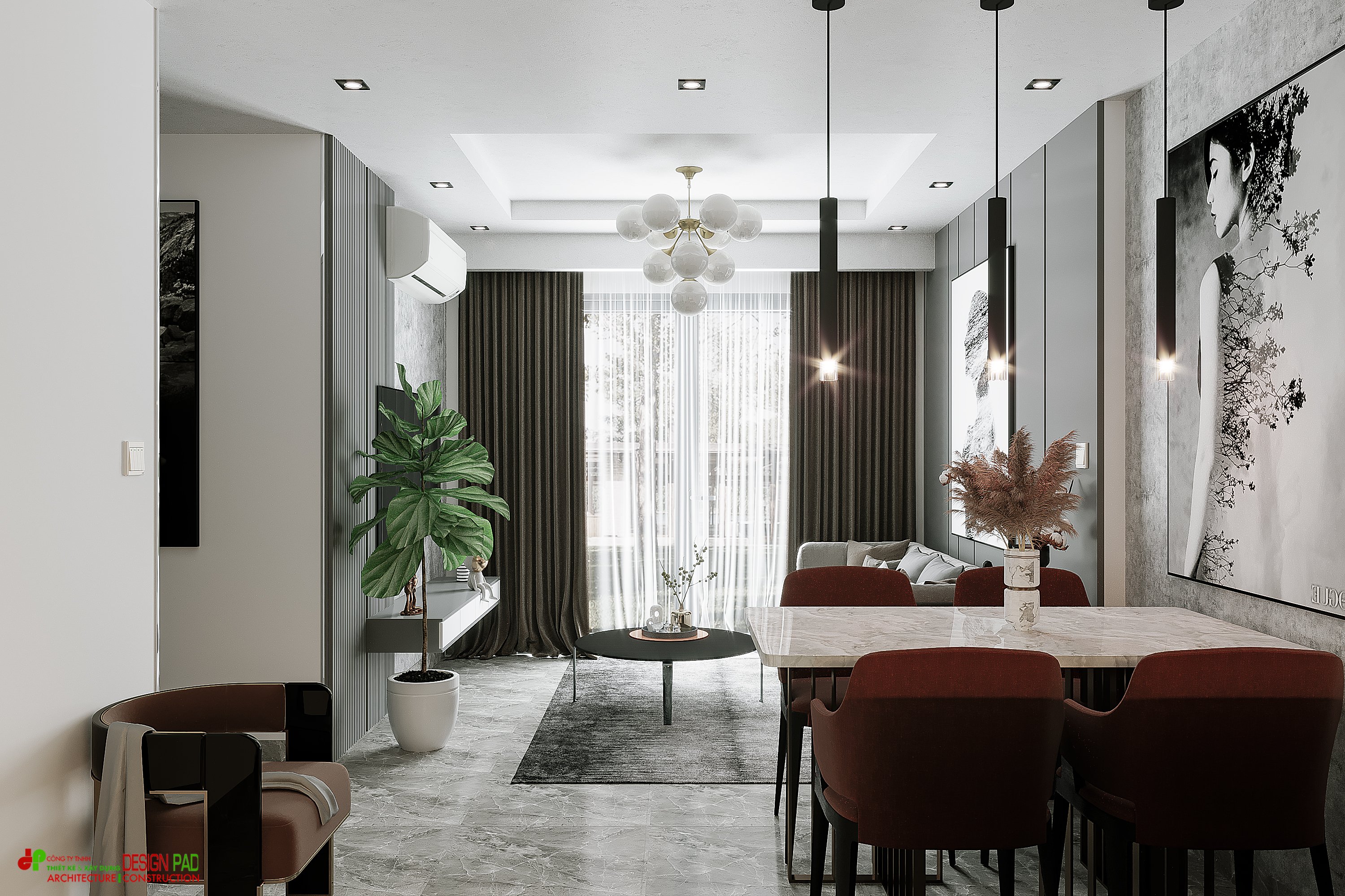 Thiết kế nội thất Chung Cư tại Hồ Chí Minh Vinhome Grand Park Apartment Project 1619407081 2