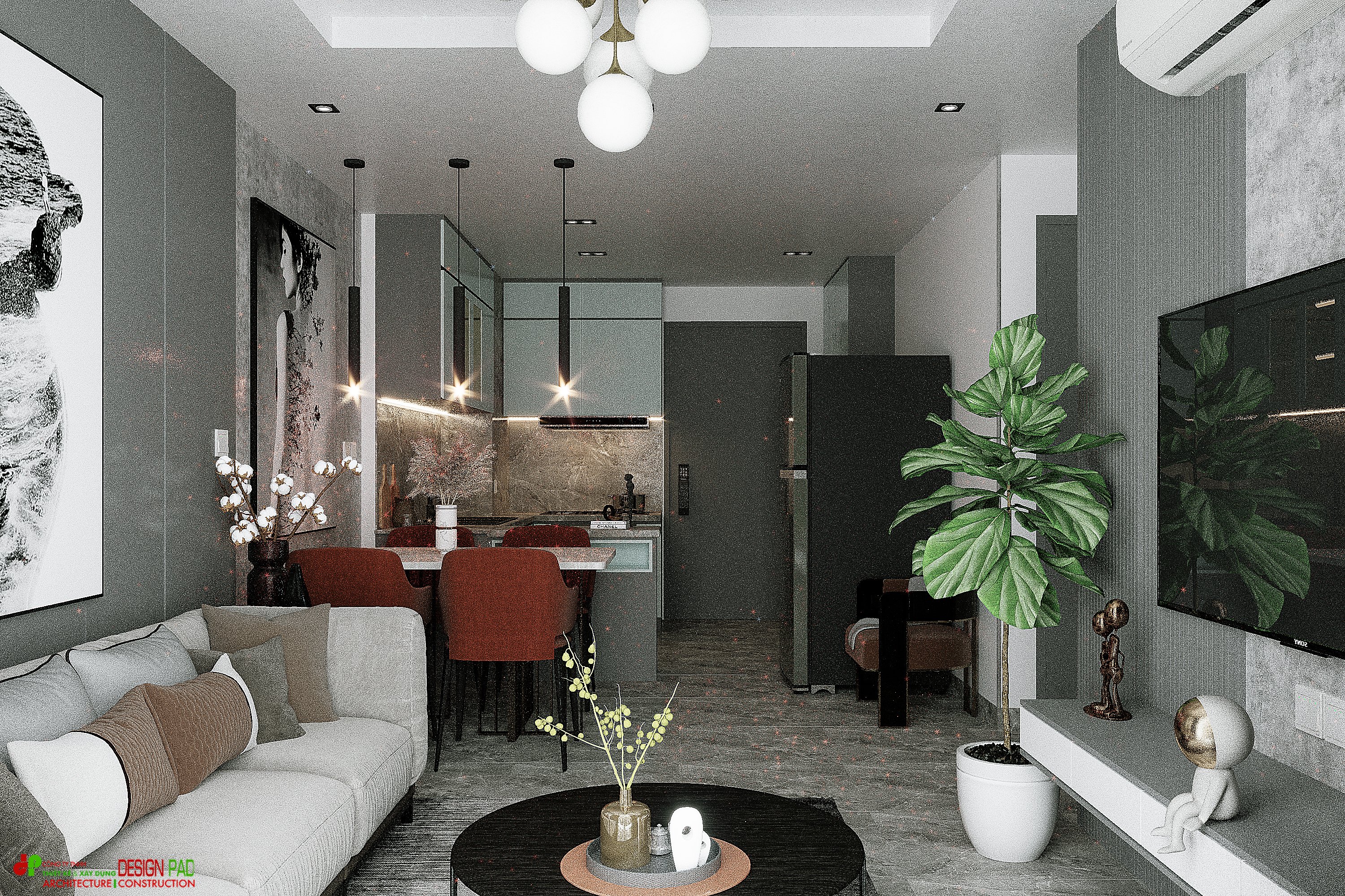 Thiết kế nội thất Chung Cư tại Hồ Chí Minh Vinhome Grand Park Apartment Project 1619407082 3