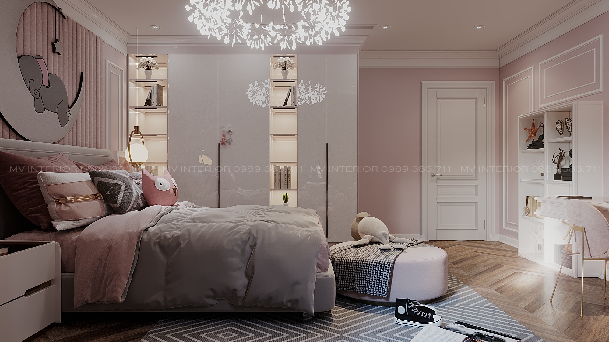 Thiết kế nội thất Biệt Thự tại Vĩnh Phúc bt chùa hà vĩnh yên 1620656773 15