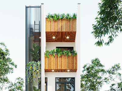 Thiết kế Nhà Mặt Phố tại Hồ Chí Minh NHÀ PHỐ CHỊ TRANG QUẬN 12