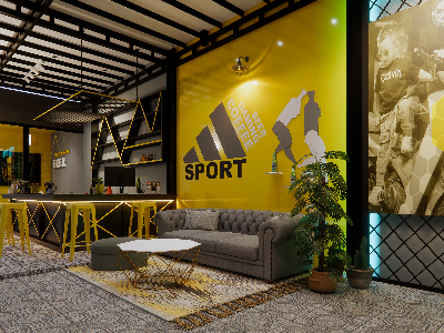 Thiết kế nội thất Cafe tại Cần Thơ Cafe SPORT 2