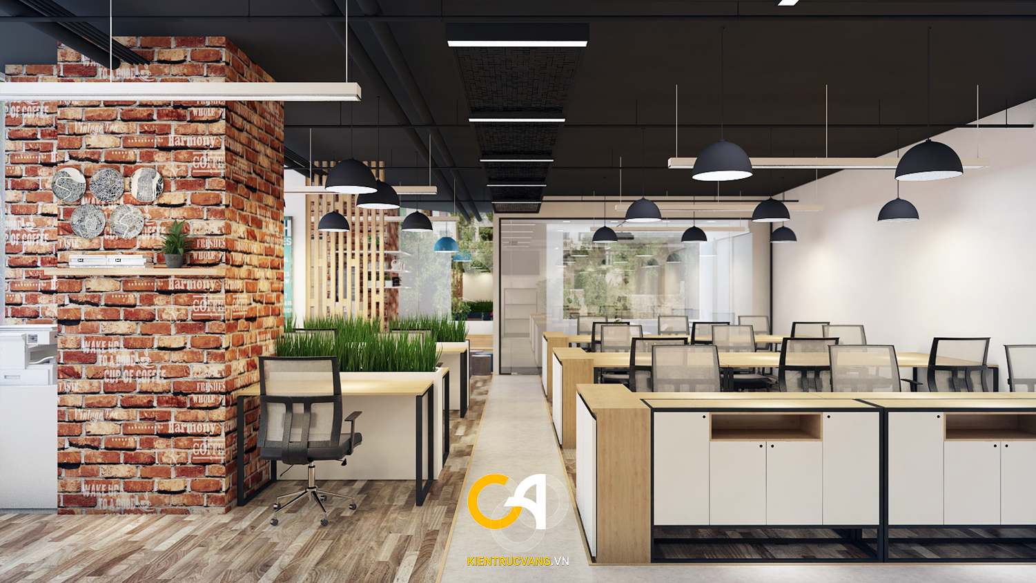 Thiết kế nội thất Văn Phòng tại Hồ Chí Minh Thiết kế nội thất văn phòng GEM tại Hồ Chí Minh 1623683197 1