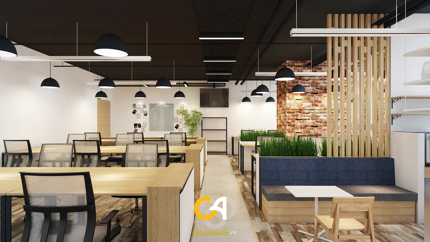 Thiết kế nội thất Văn Phòng tại Hồ Chí Minh Thiết kế nội thất văn phòng GEM tại Hồ Chí Minh 1623683197 3