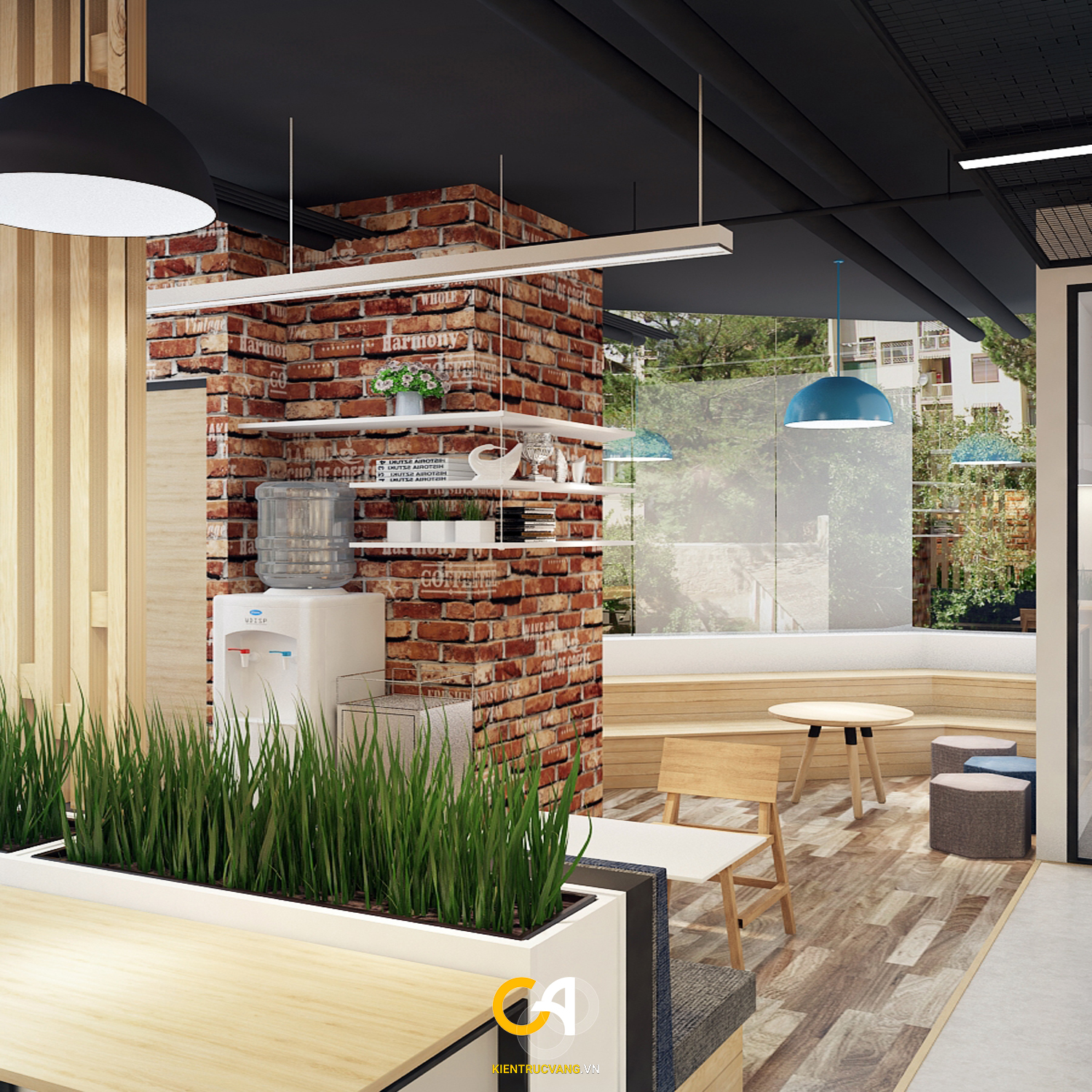 Thiết kế nội thất Văn Phòng tại Hồ Chí Minh Thiết kế nội thất văn phòng GEM tại Hồ Chí Minh 1623683202 4