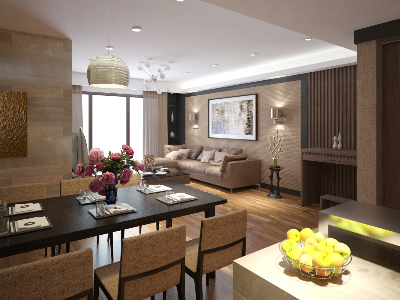 Thiết kế nội thất Chung Cư tại Hà Nội nhà chị Linh