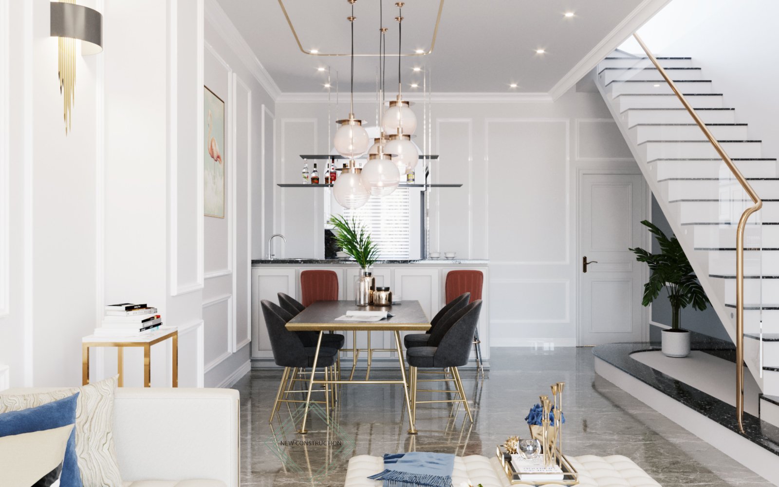 Thiết kế Nhà Mặt Phố tại Đồng Nai BIỆT THỰ PHỐ LÁNG ME 1627552075 3