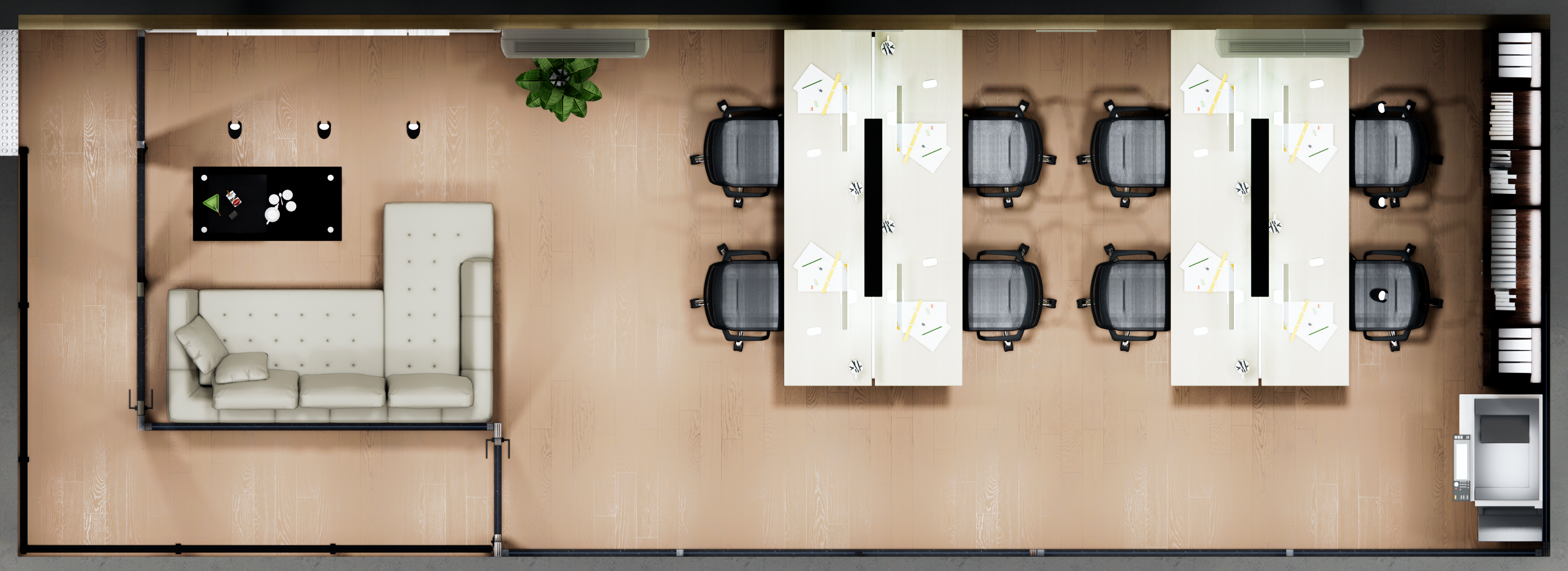 Thiết kế nội thất Chung Cư tại Bình Dương VĂN PHÒNG VIỆT MINH LONG 1627552981 5