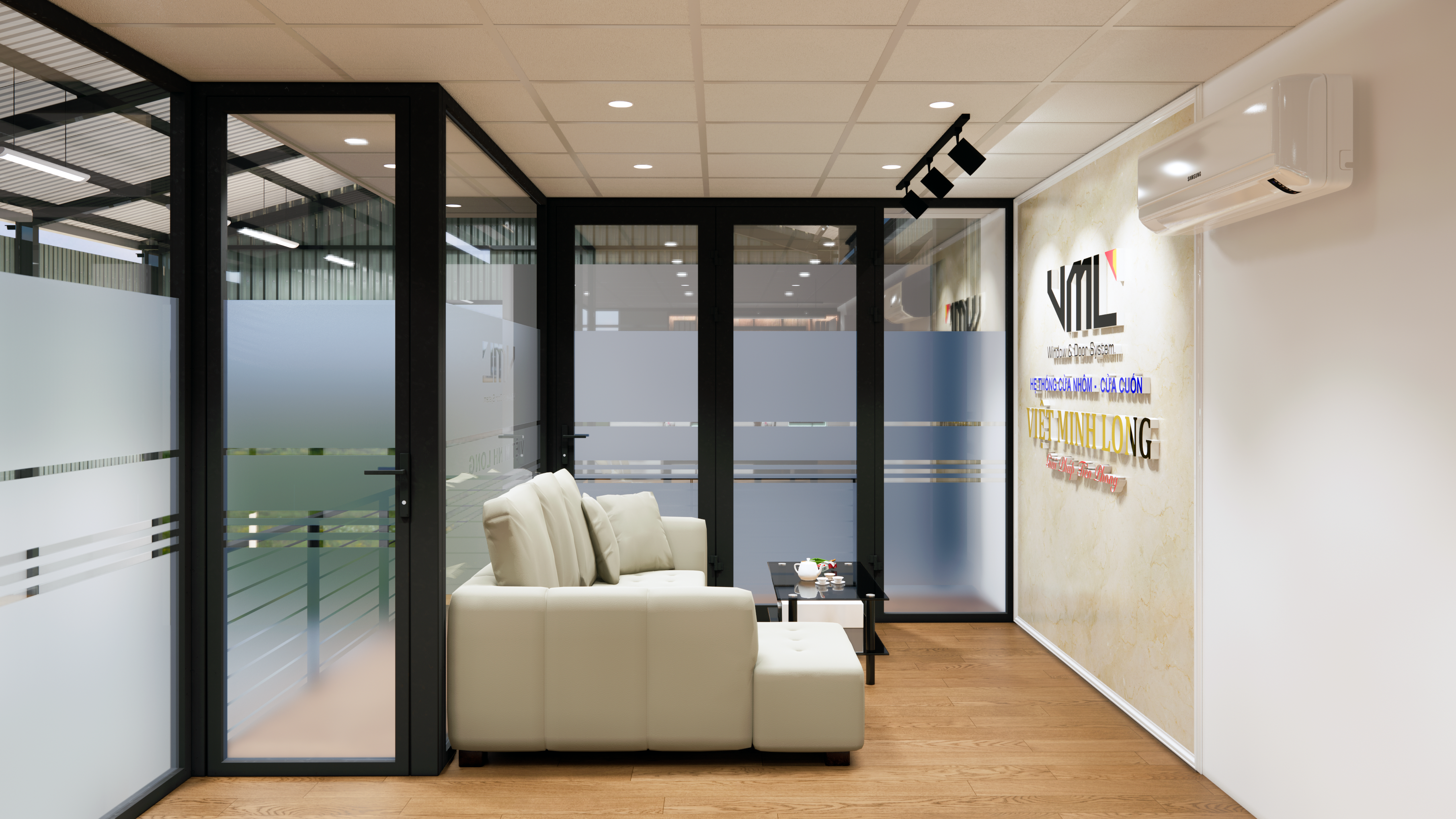Thiết kế nội thất Chung Cư tại Bình Dương VĂN PHÒNG VIỆT MINH LONG 1627552982 2