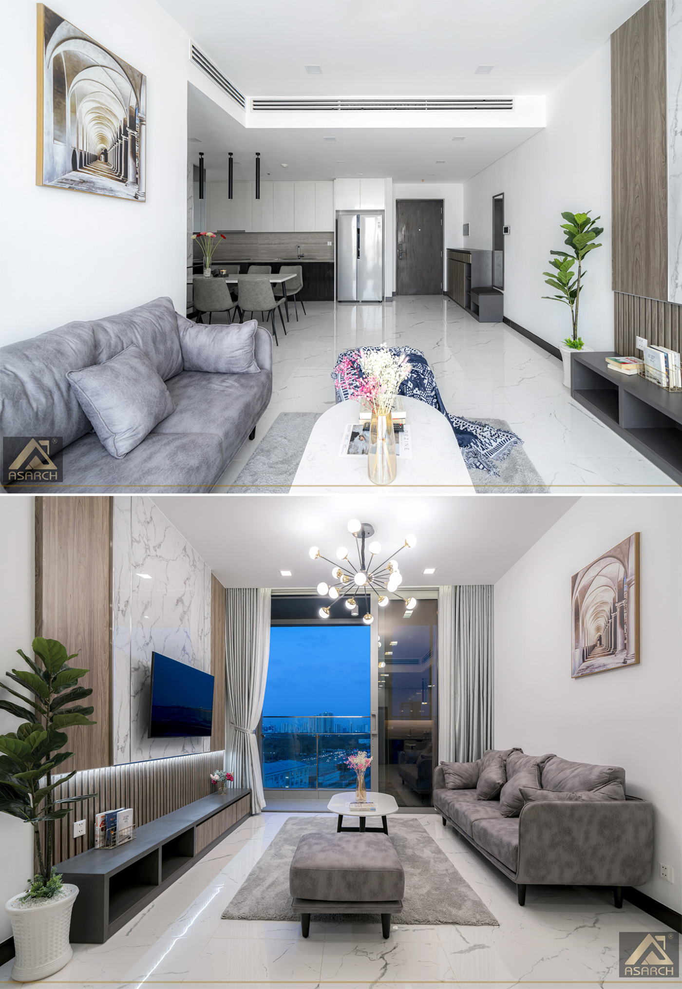 Thiết kế nội thất Chung Cư tại Hồ Chí Minh NỘI THẤT CĂN HỘ LINDEN EMPIRE CITY - INTERIOR 1628905188 0