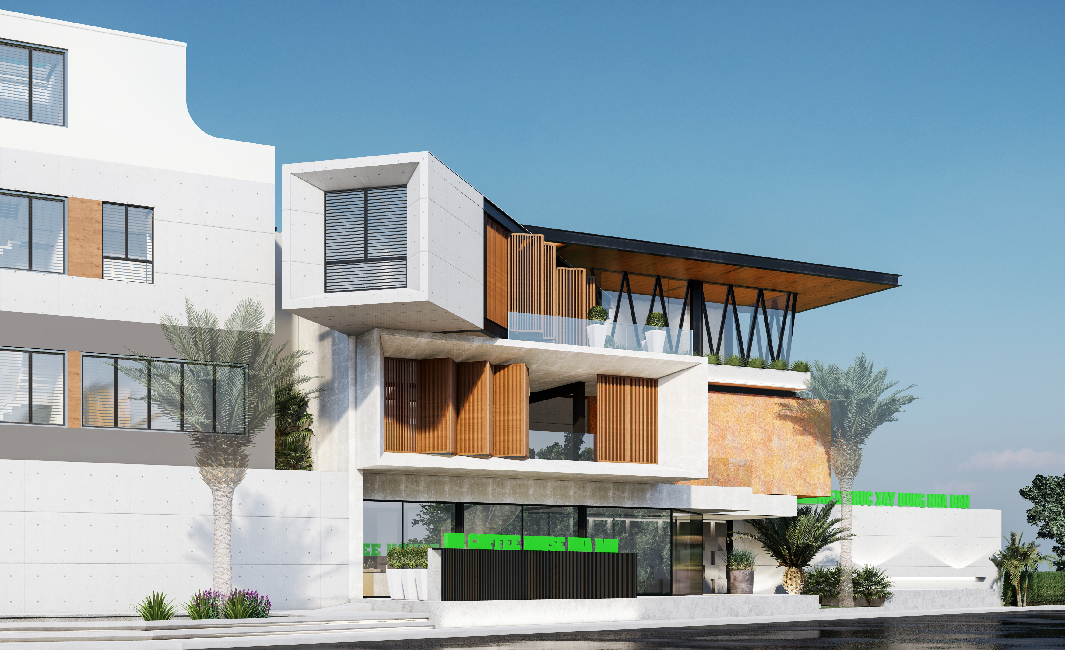 Thiết kế nội thất Nhà tại Bình Dương Shop House_KT Nhà Bạn 1629082225 0