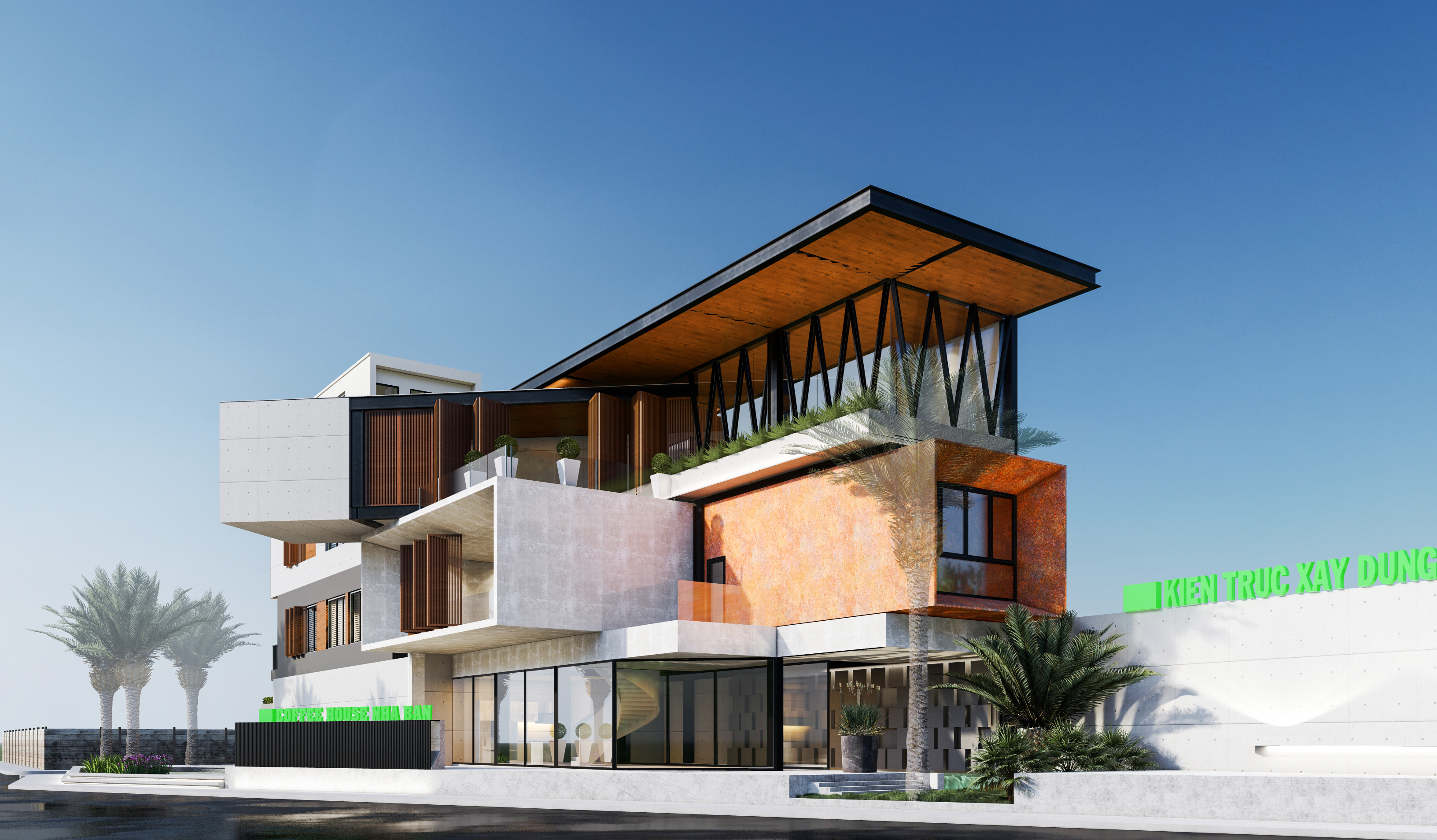 Thiết kế nội thất Nhà tại Bình Dương Shop House_KT Nhà Bạn 1629082226 3