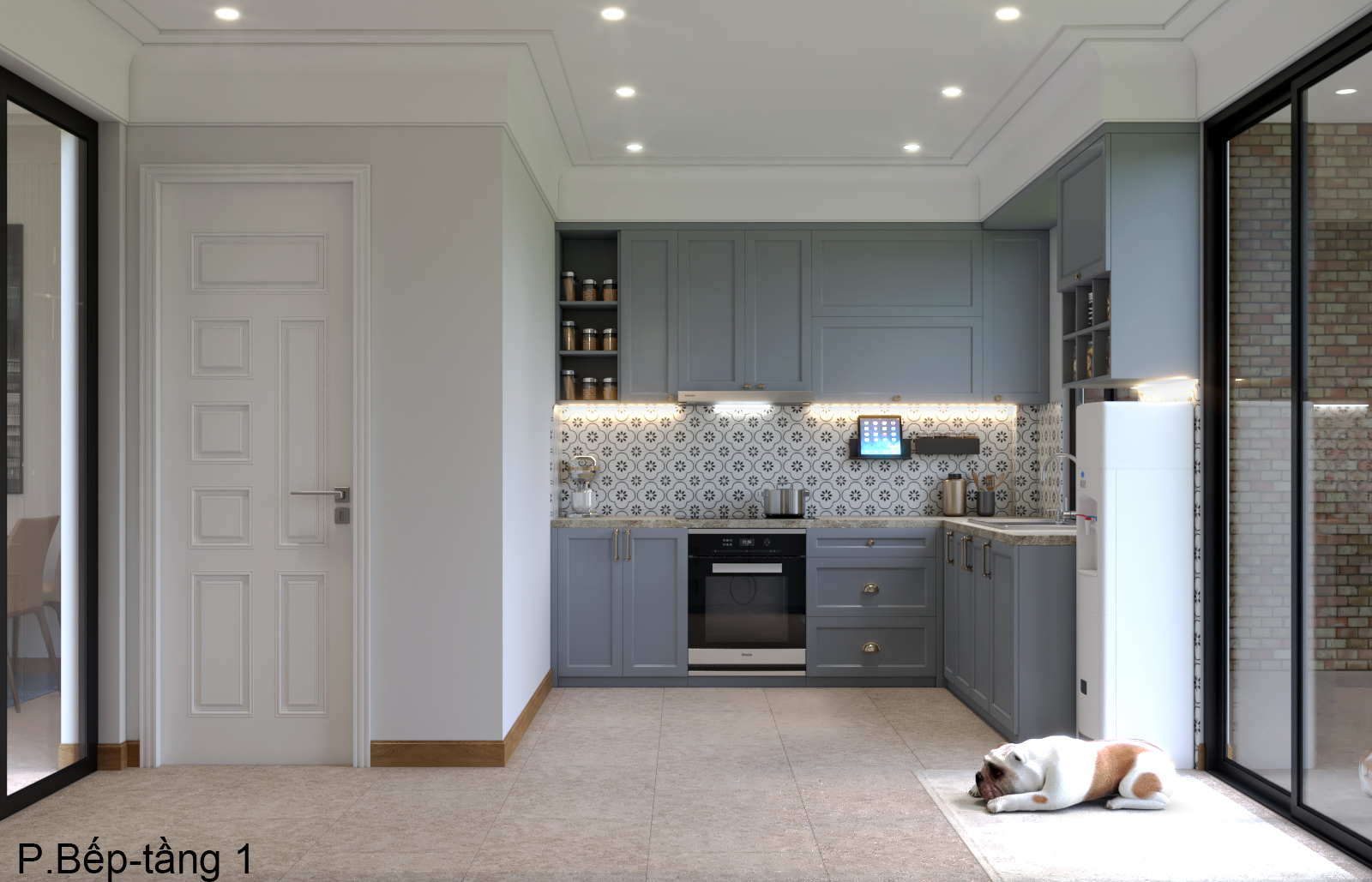 Thiết kế nội thất Nhà Mặt Phố tại Hà Nội Nhà phố Kim Giang 1630573750 2