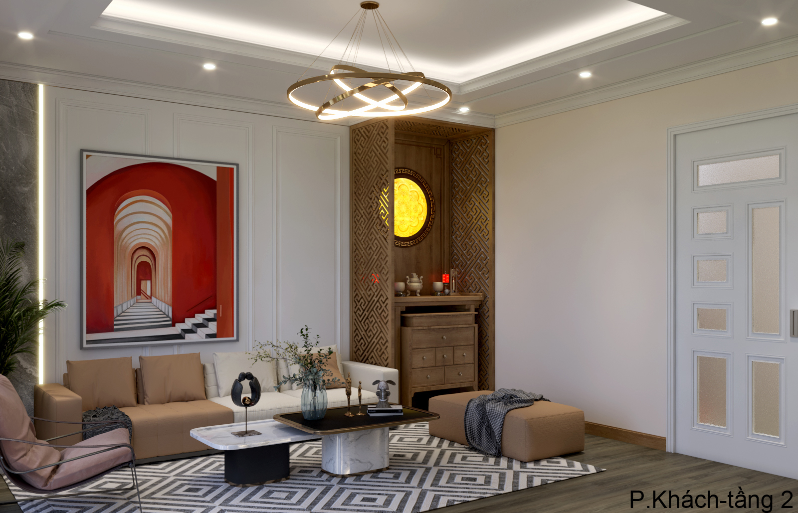 Thiết kế nội thất Nhà Mặt Phố tại Hà Nội Nhà phố Kim Giang 1630573750 3