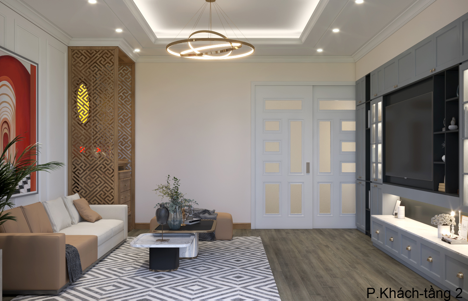 Thiết kế nội thất Nhà Mặt Phố tại Hà Nội Nhà phố Kim Giang 1630573750 5