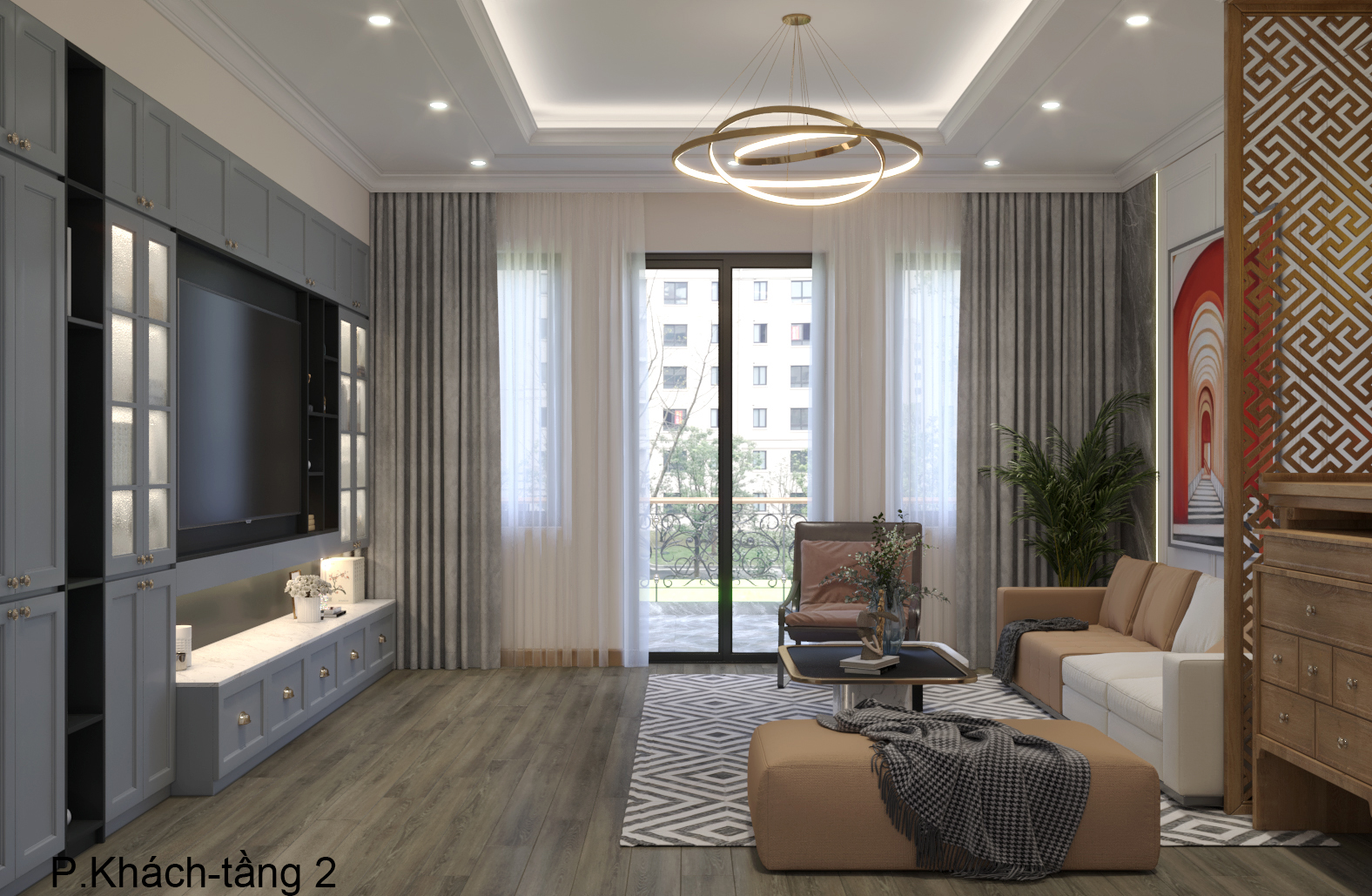 Thiết kế nội thất Nhà Mặt Phố tại Hà Nội Nhà phố Kim Giang 1630573751 4