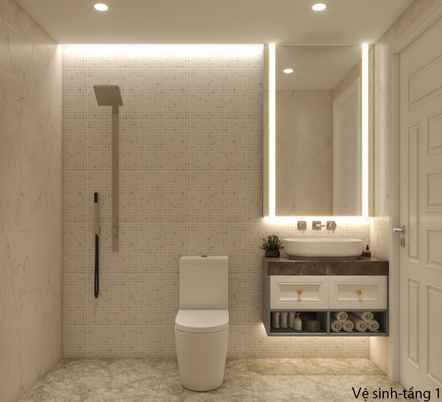 Thiết kế nội thất Nhà Mặt Phố tại Hà Nội Nhà phố Kim Giang 1630573754 15