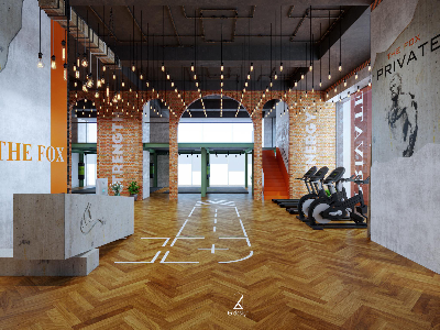 Thiết kế nội thất Công Trình Công Cộng tại Hà Nội THIẾT KẾ NỘI THẤT PHÒNG GYM 91 NGUYỄN CHÍ THANH