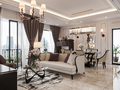 Thiết kế nội thất Chung Cư tại Hà Nội Vinhomes SmartCity