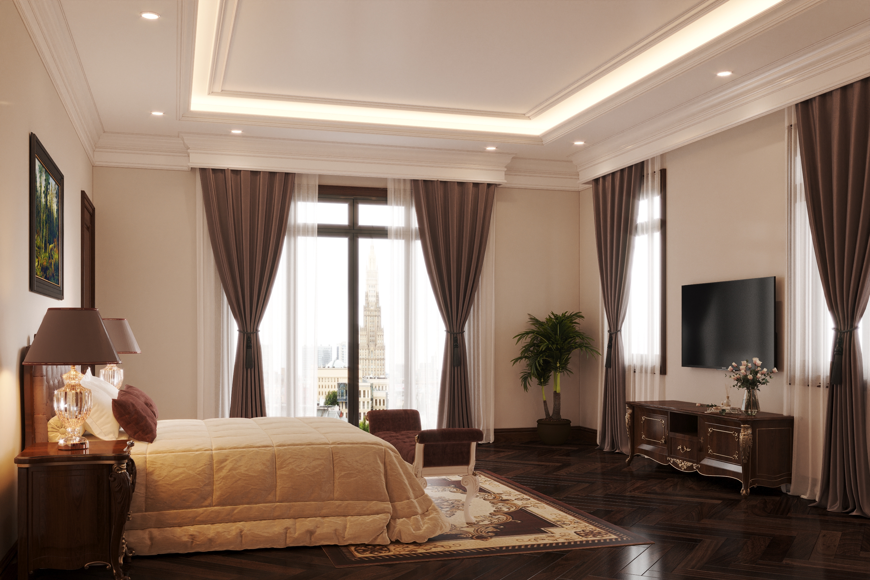 Thiết kế nội thất Nhà Mặt Phố tại Bắc Ninh Nội thất Nhà Cô May 1631760144 6