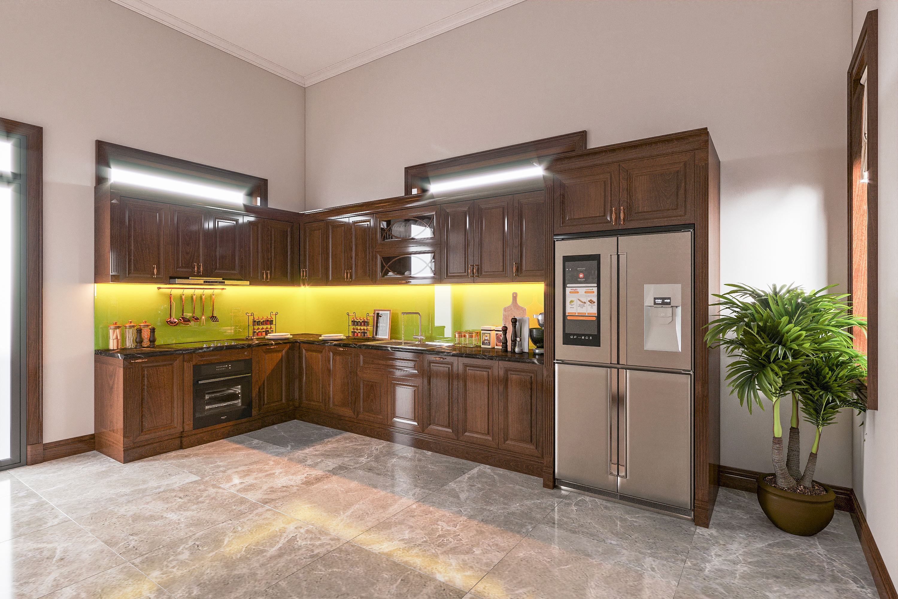 Thiết kế nội thất Nhà Mặt Phố tại Bắc Ninh Nội thất Nhà Cô May 1631760146 4