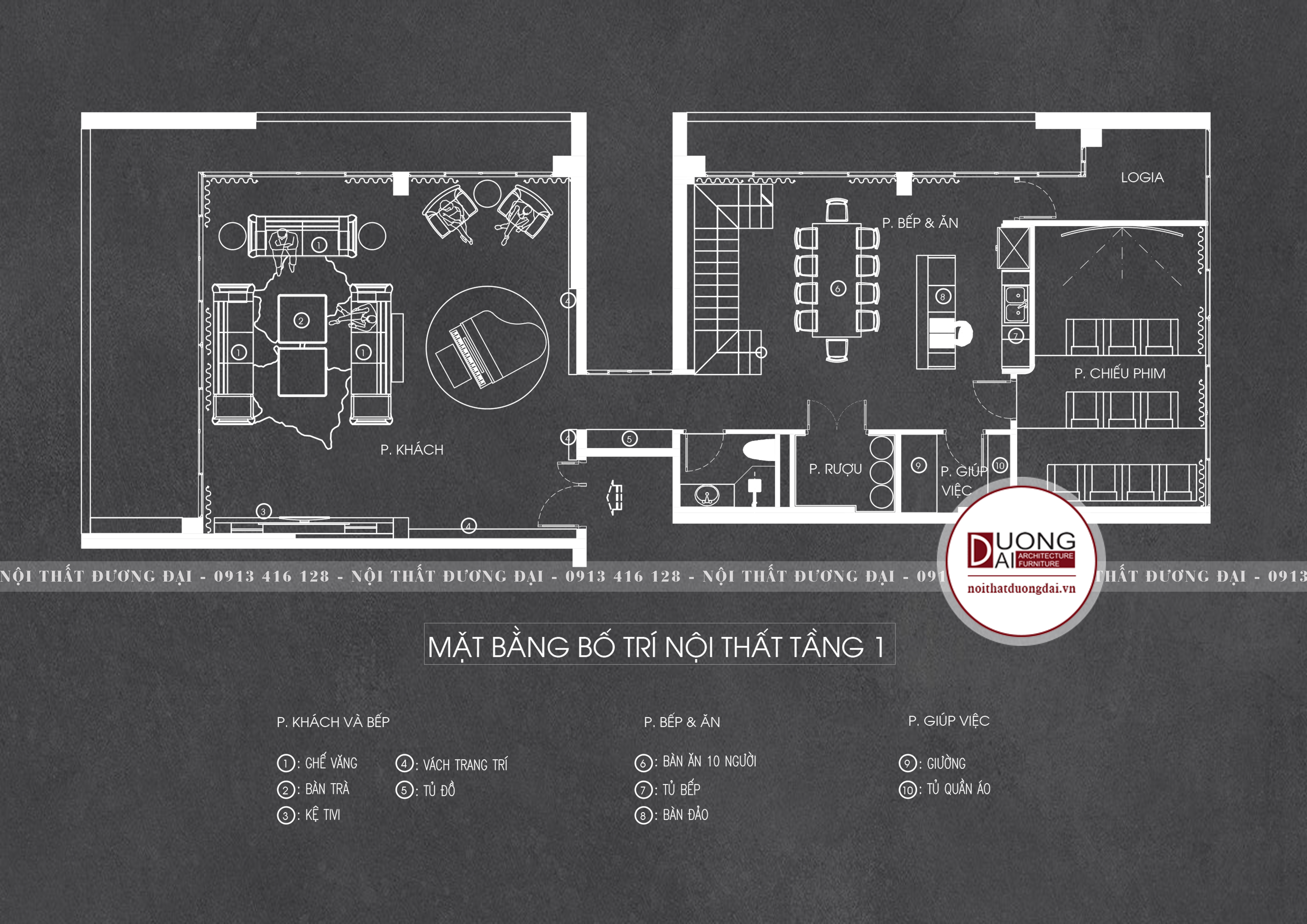 Thiết kế nội thất Chung Cư tại Hà Nội SKY VILLA 01 1632153541 0