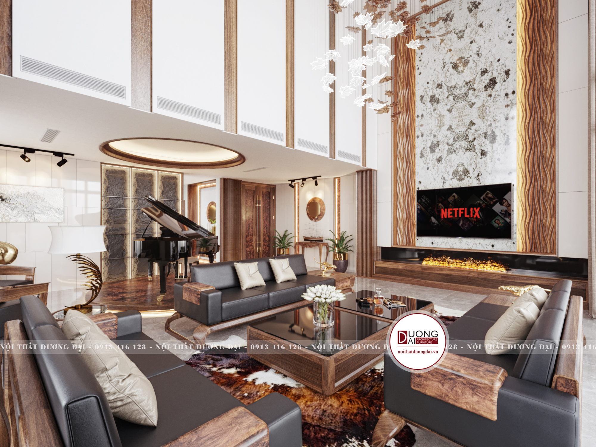 Thiết kế nội thất Chung Cư tại Hà Nội SKY VILLA 01 1632153542 6