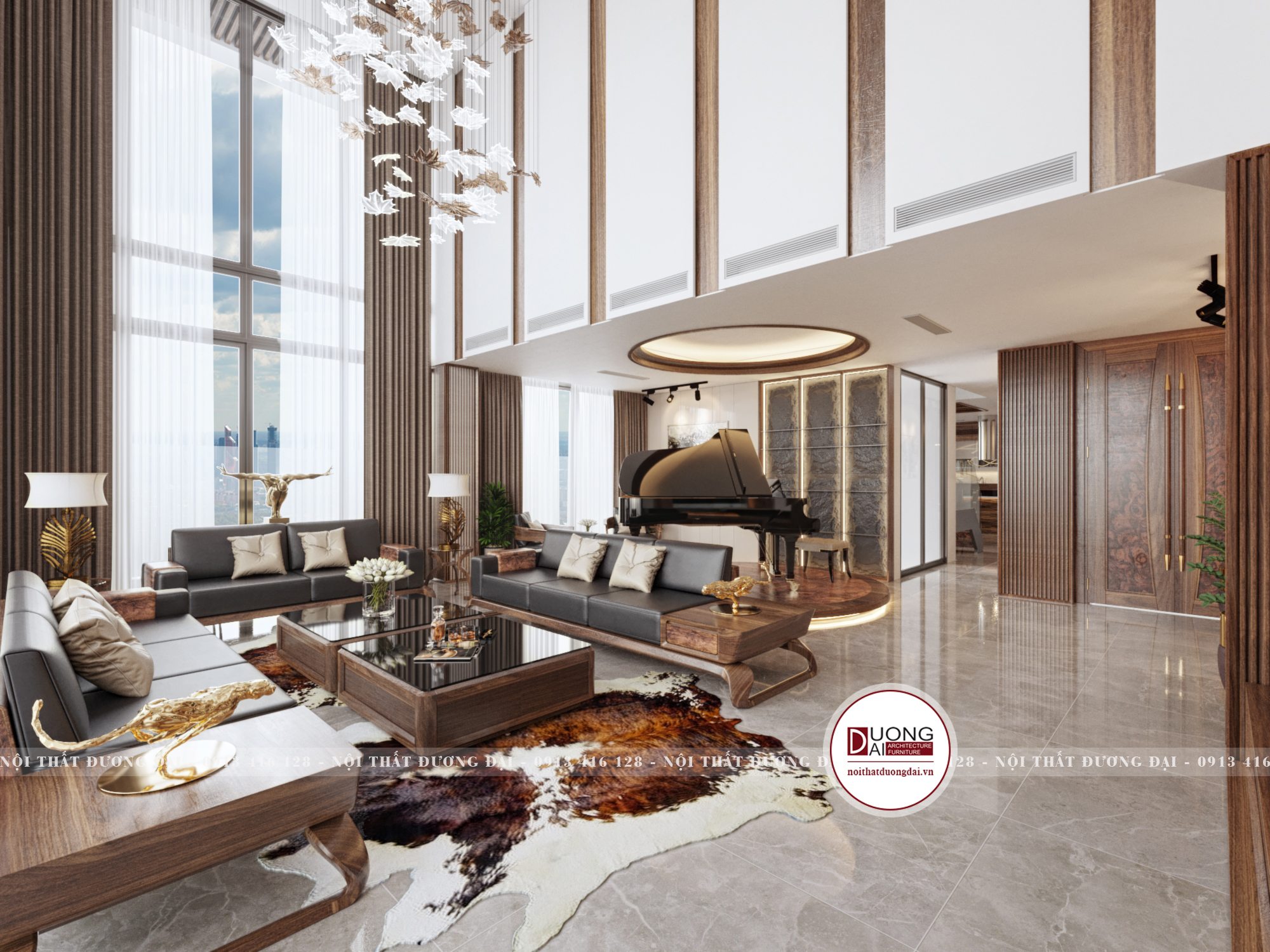 Thiết kế nội thất Chung Cư tại Hà Nội SKY VILLA 01 1632153542 7