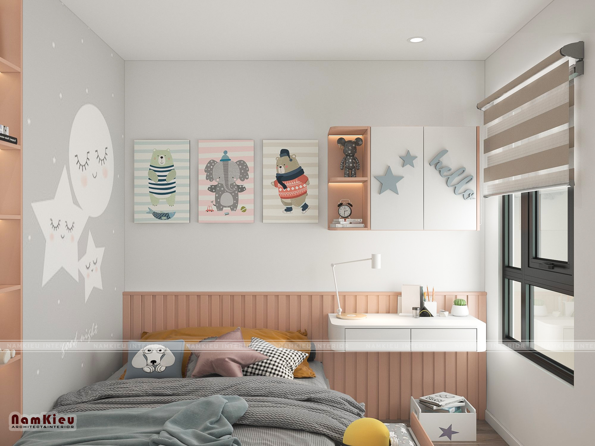 Thiết kế nội thất Chung Cư tại Hà Nội CĂN HỘ NỘI THẤT 54M2 VINHOMES SMART CITY 1632471995 8