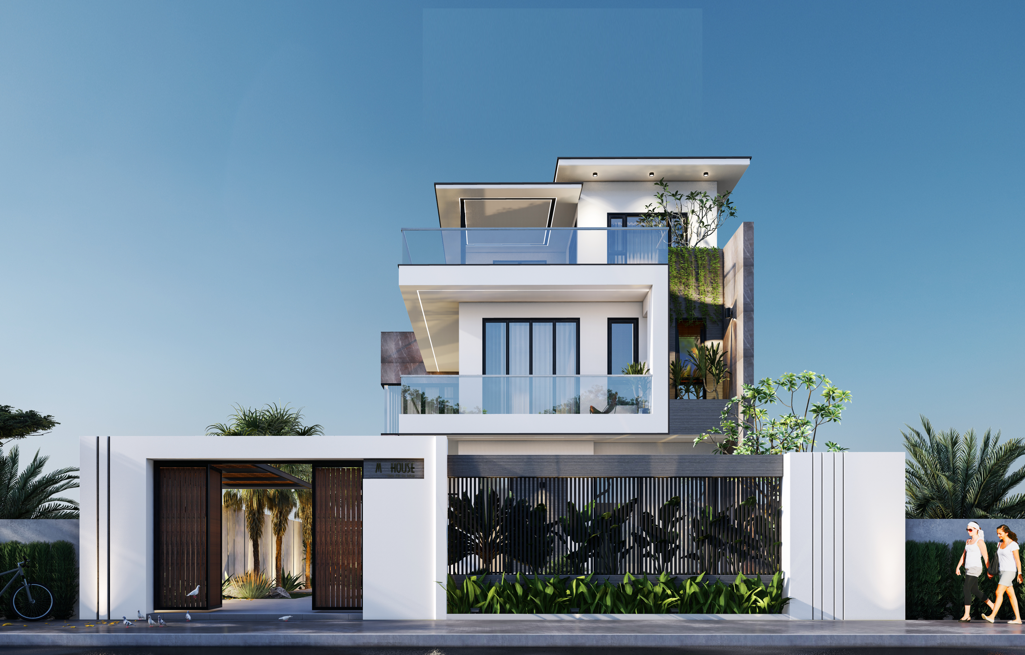 Thiết kế Biệt Thự tại Bình Dương BT HIỆN ĐẠI 1632971764 0