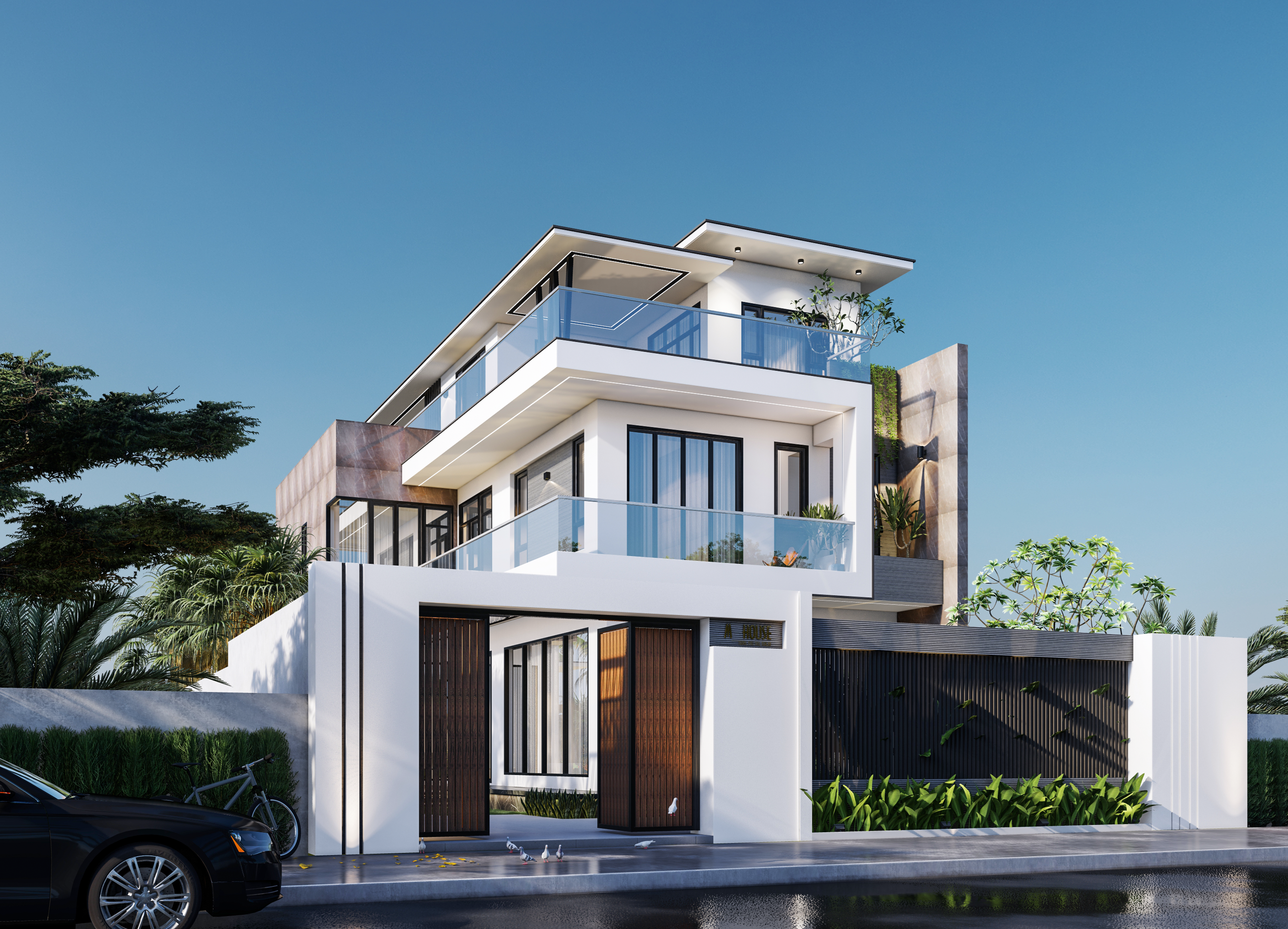 Thiết kế Biệt Thự tại Bình Dương BT HIỆN ĐẠI 1632971766 1