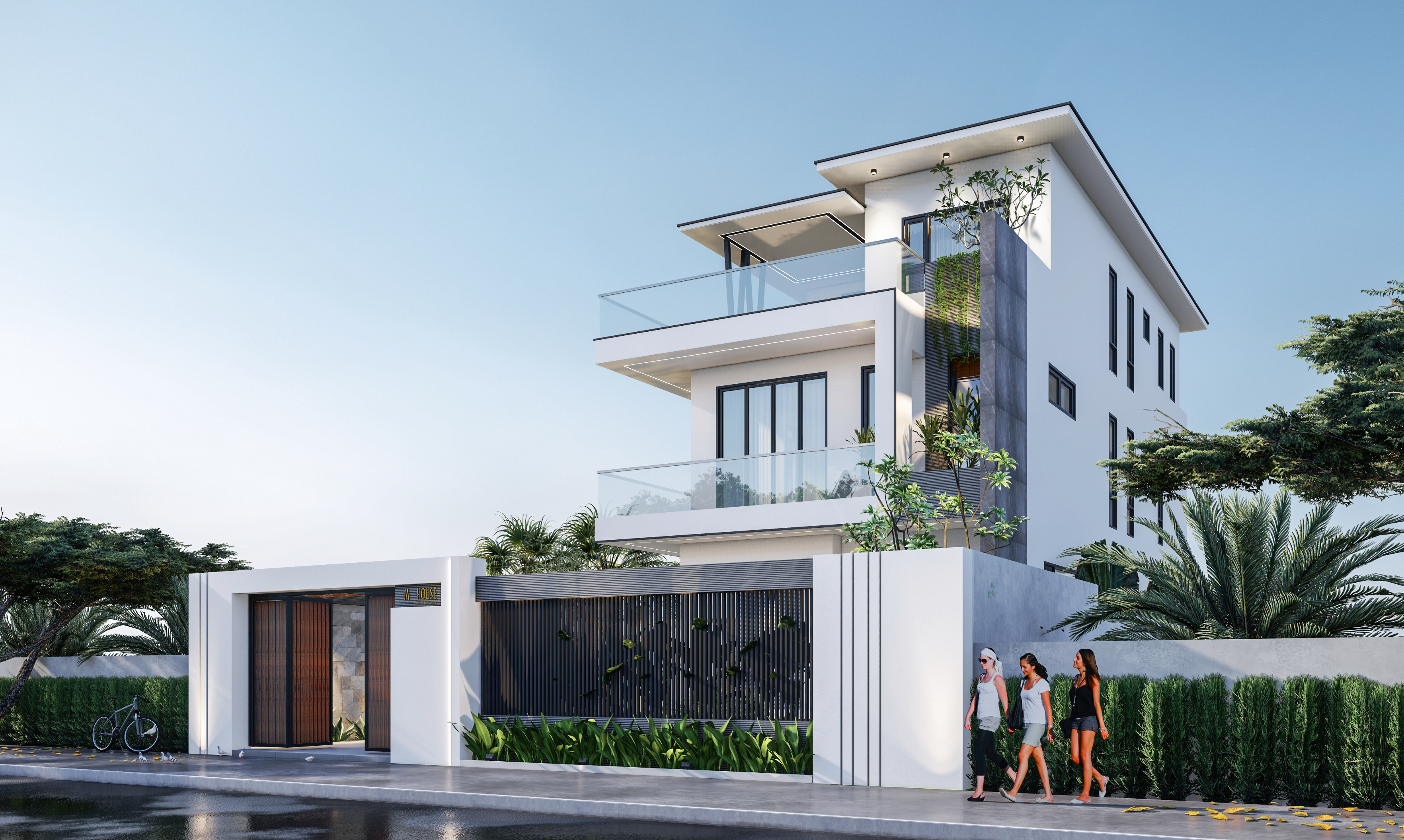 Thiết kế Biệt Thự tại Bình Dương BT HIỆN ĐẠI 1632971773 2