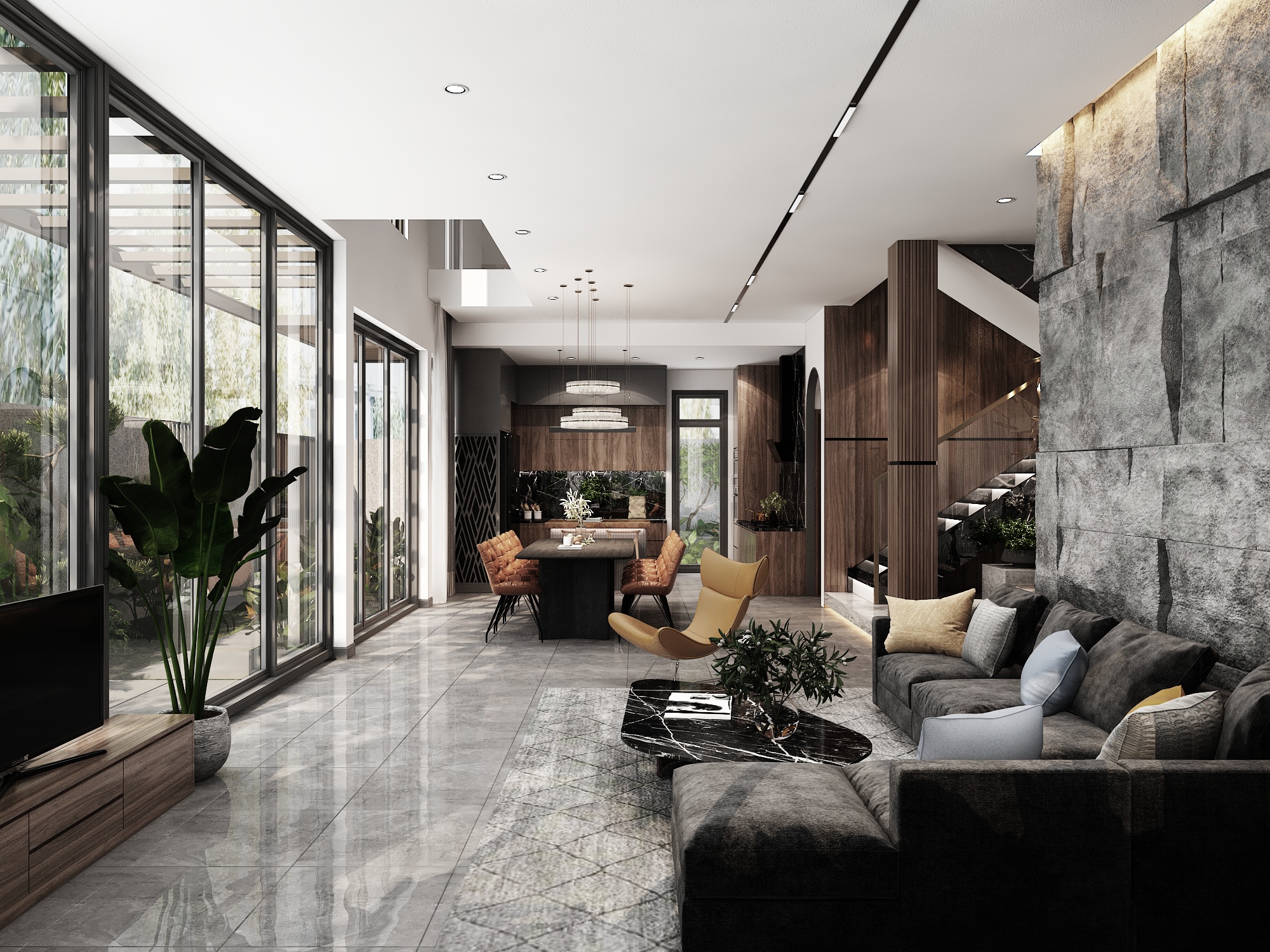 Thiết kế nội thất Biệt Thự tại Đồng Nai BIỆT THỰ ĐỒNG NAI 1633749118 1