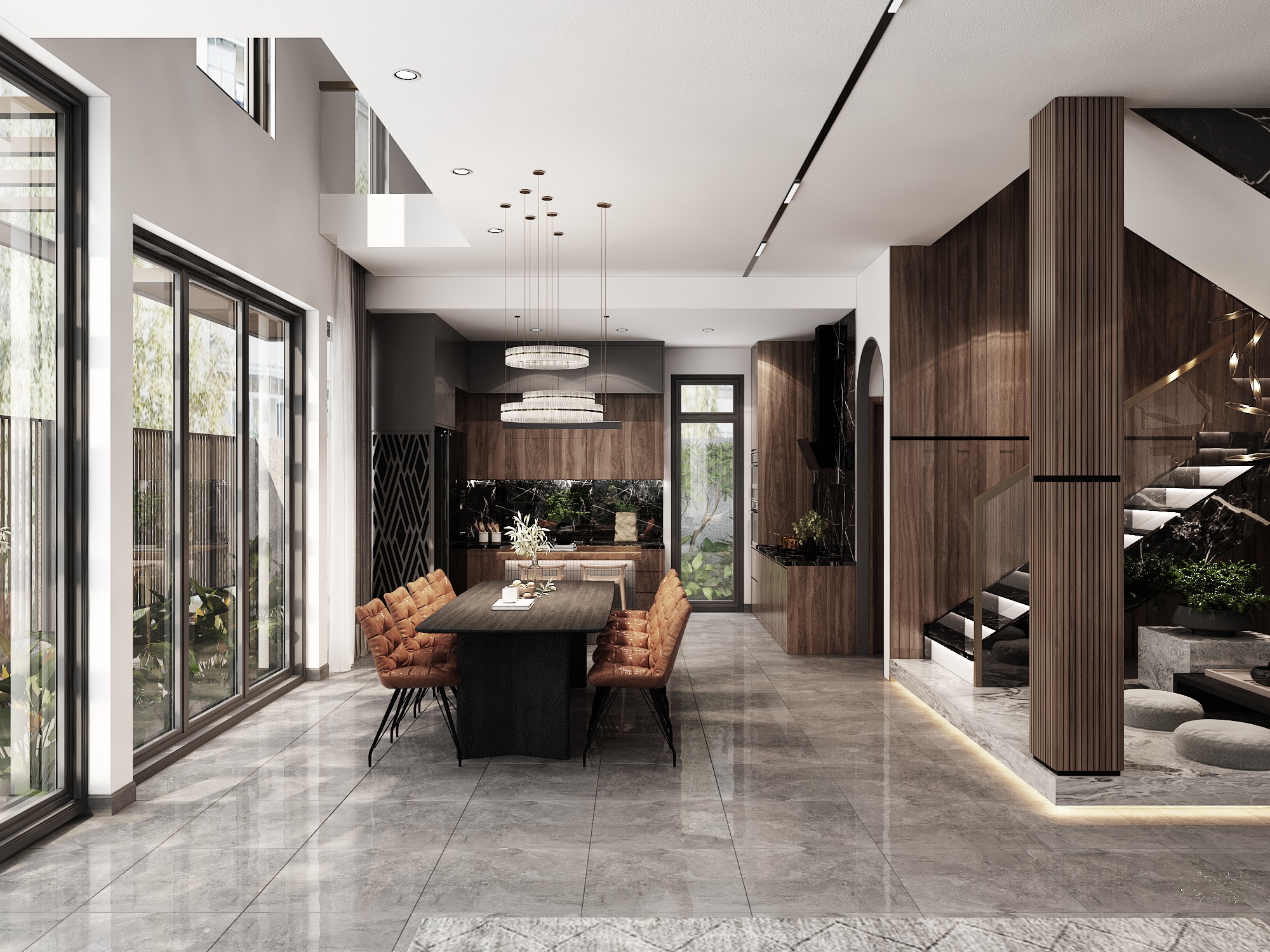 Thiết kế nội thất Biệt Thự tại Đồng Nai BIỆT THỰ ĐỒNG NAI 1633749118 2