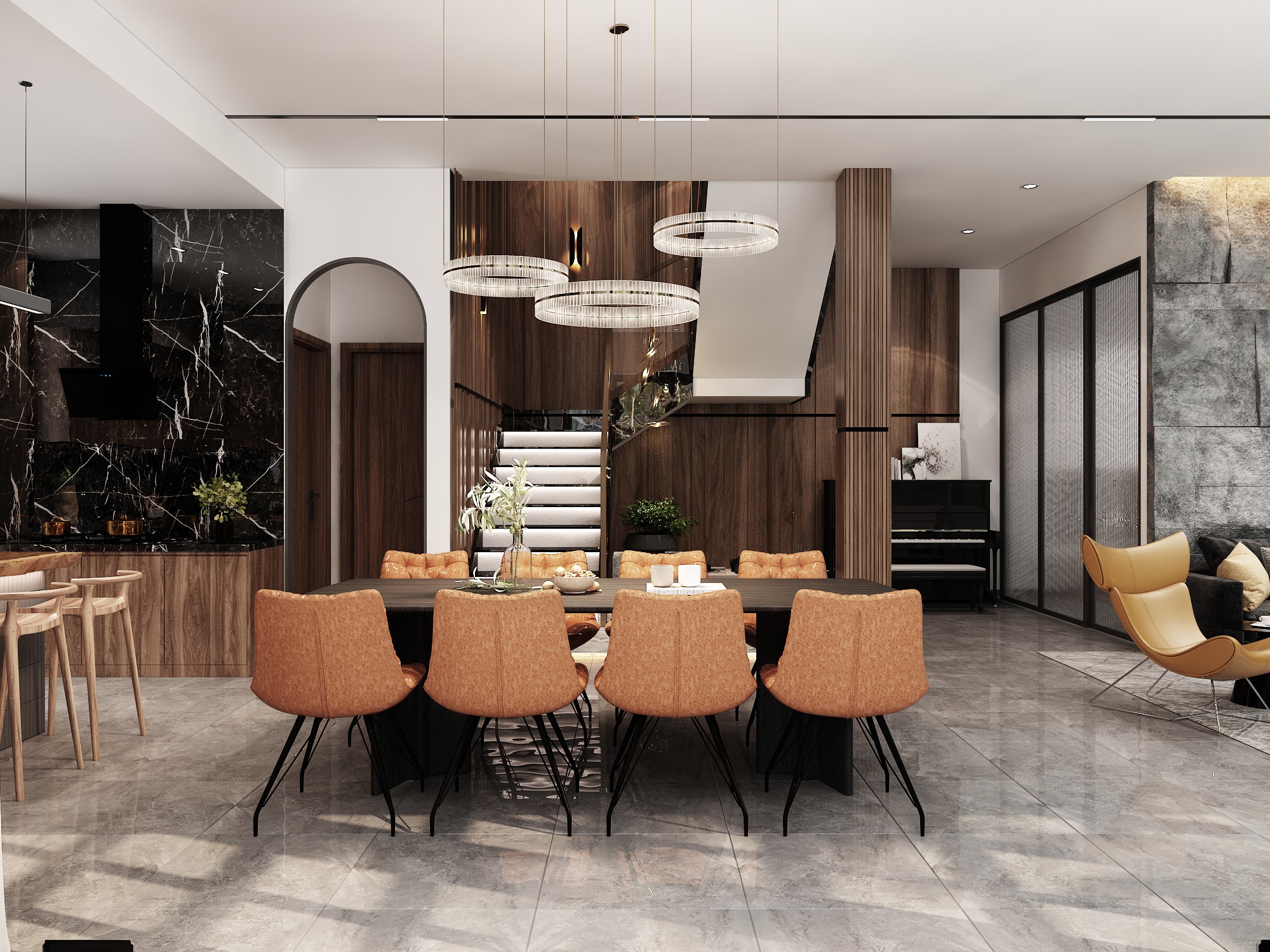 Thiết kế nội thất Biệt Thự tại Đồng Nai BIỆT THỰ ĐỒNG NAI 1633749118 4