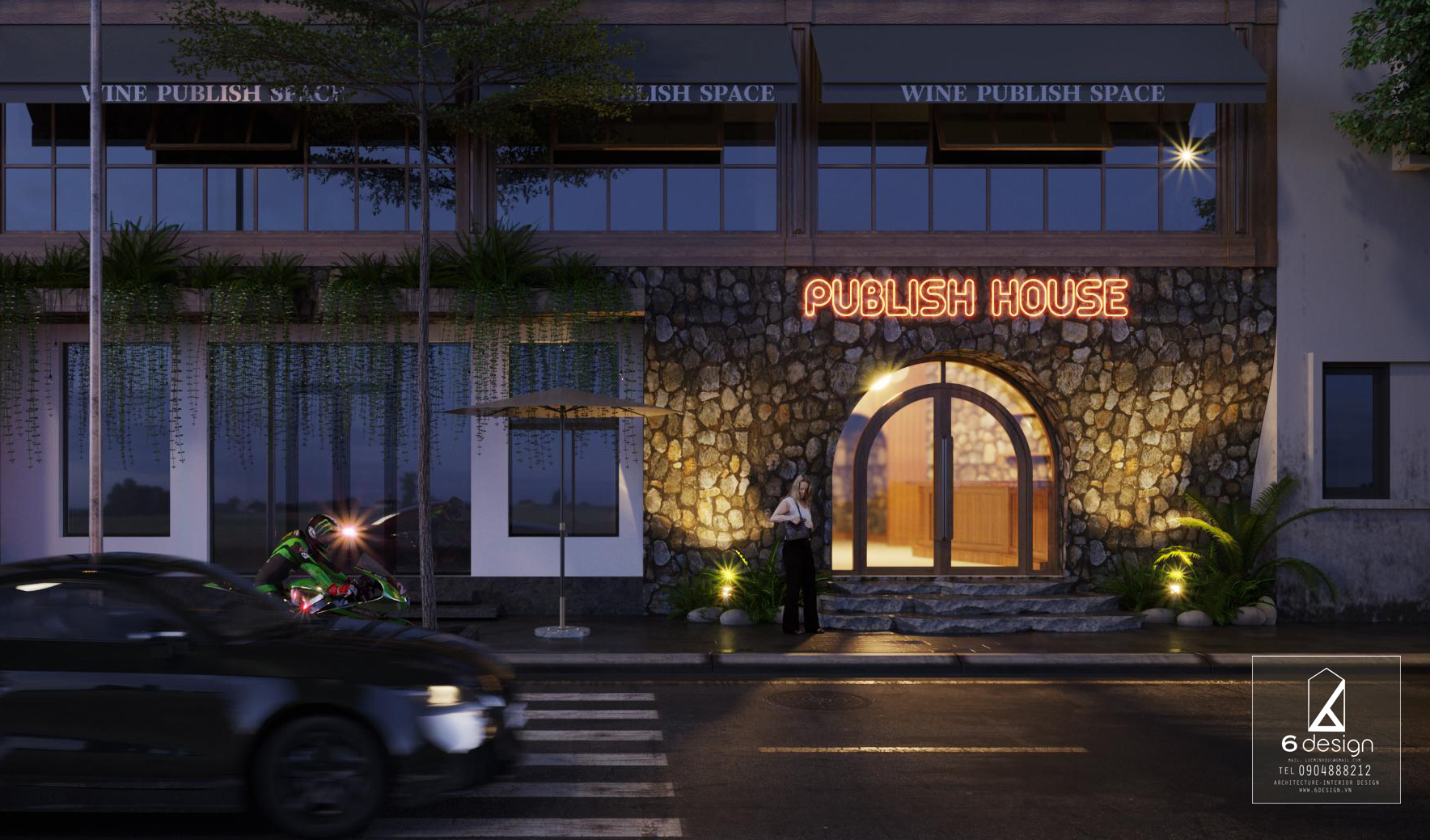 Thiết kế Cafe tại Quảng Ninh Thiết kế kiến trúc quán Pub độc đáo tại Vịnh Hạ Long 1635132480 6