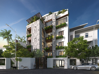 Thiết kế Khách Sạn tại Hồ Chí Minh Căn hộ dịch vụ Q1