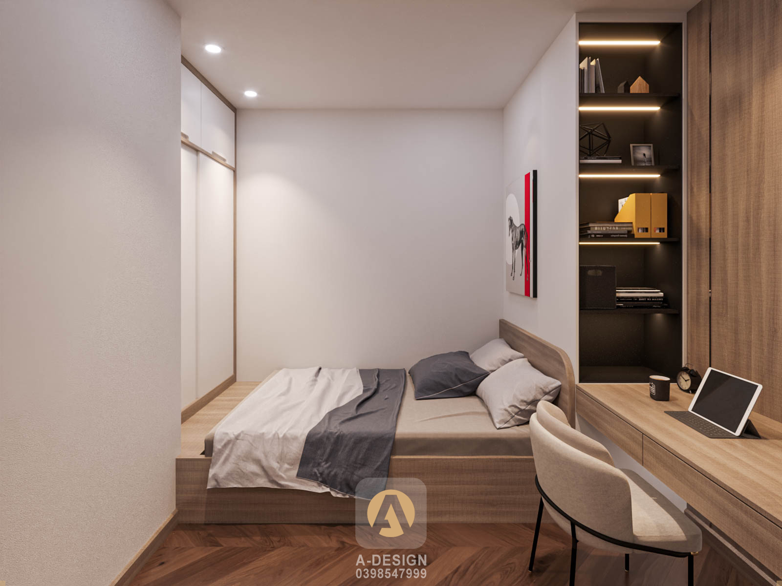 Thiết kế nội thất Chung Cư tại Hà Nội Căn hộ Royal City - C Hương R2-27-16 1642343301 12