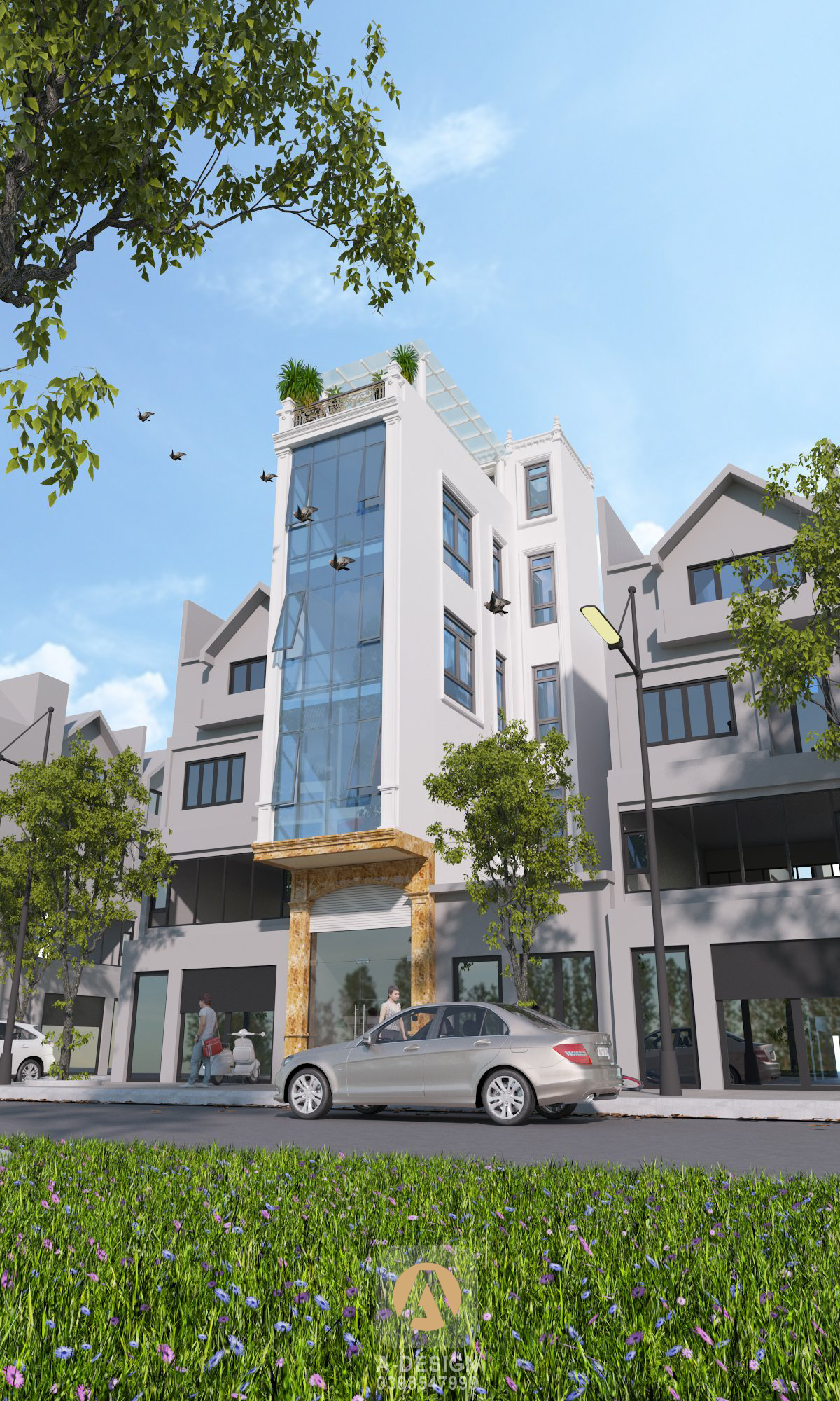 Thiết kế Nhà Mặt Phố tại Hà Nội Nhà Phố Mr.Thịnh - Hà Nội 1642352562 12